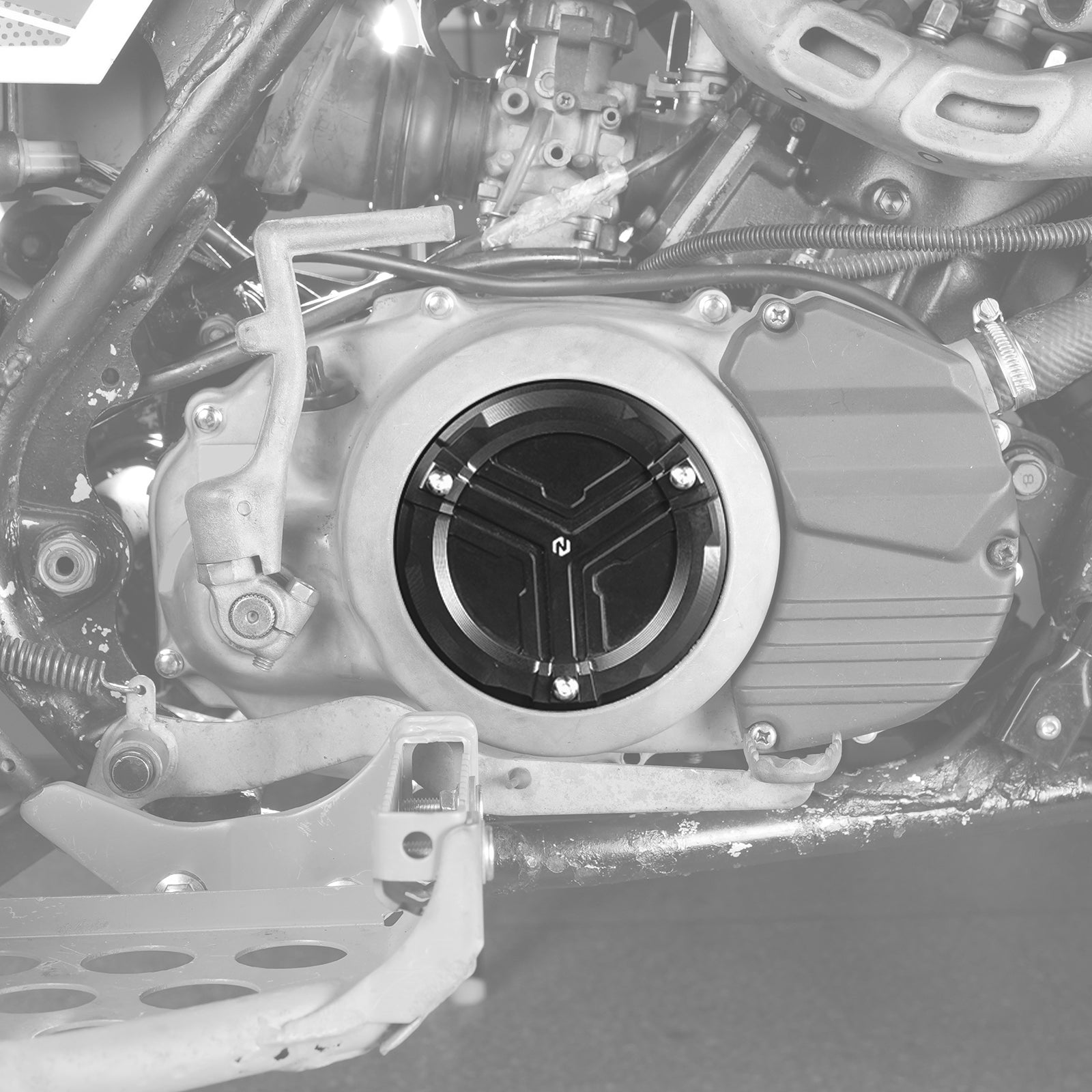 ATV-Kupplungsdeckeleinsatz mit Dämpfungspolster für Yamaha Banshee 350 1987-2006