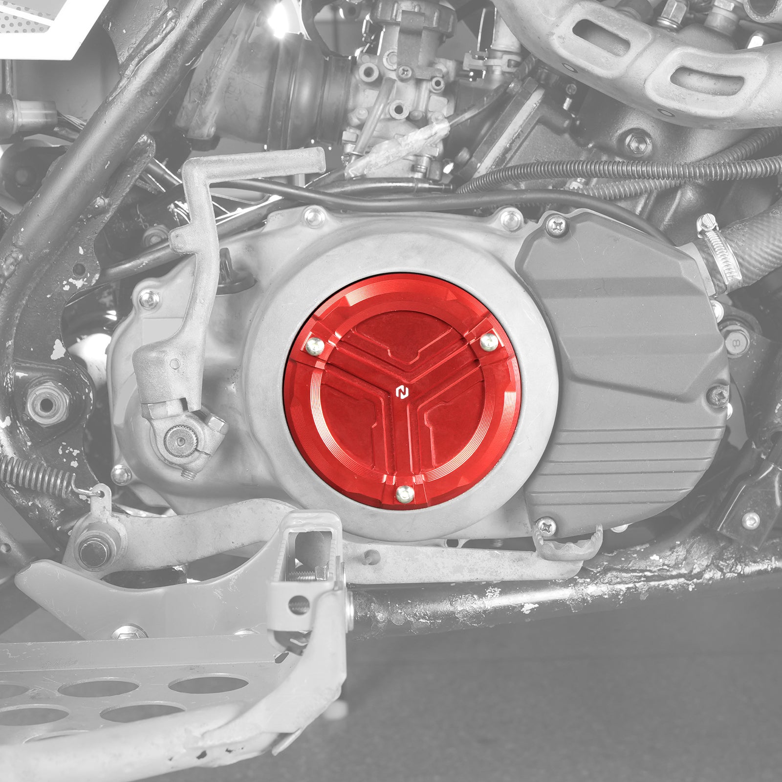 ATV-Kupplungsdeckeleinsatz mit Dämpfungspolster für Yamaha Banshee 350 1987-2006