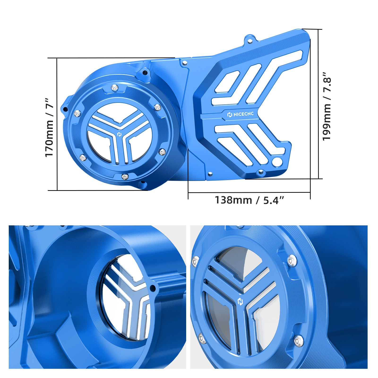ATV Motor-Statorabdeckung für Yamaha Banshee 350 1987–2006