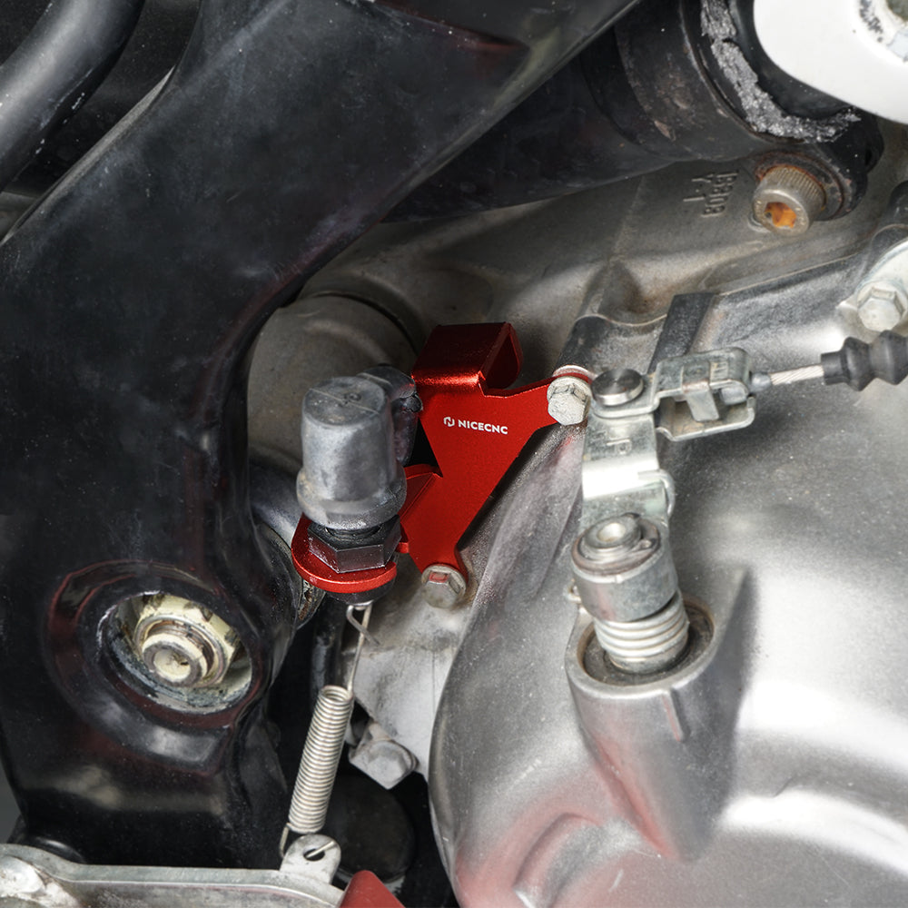 ATV Kurbelgehäuse Abdeckung Halter Bremsleitung Klemme Für Yamaha RAPTOR 700 06-24