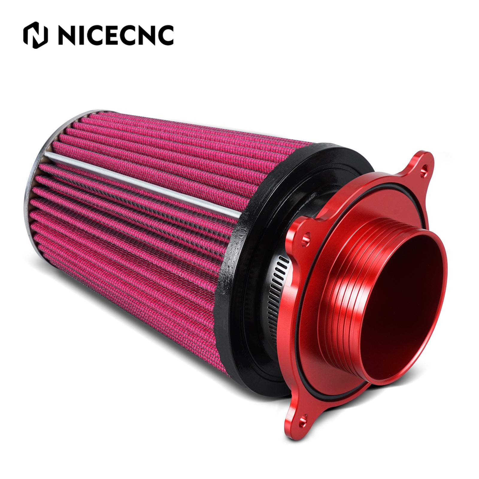 ATV Luftfiltereinlass mit Halter Adapter für Yamaha Raptor 700 2006-2024