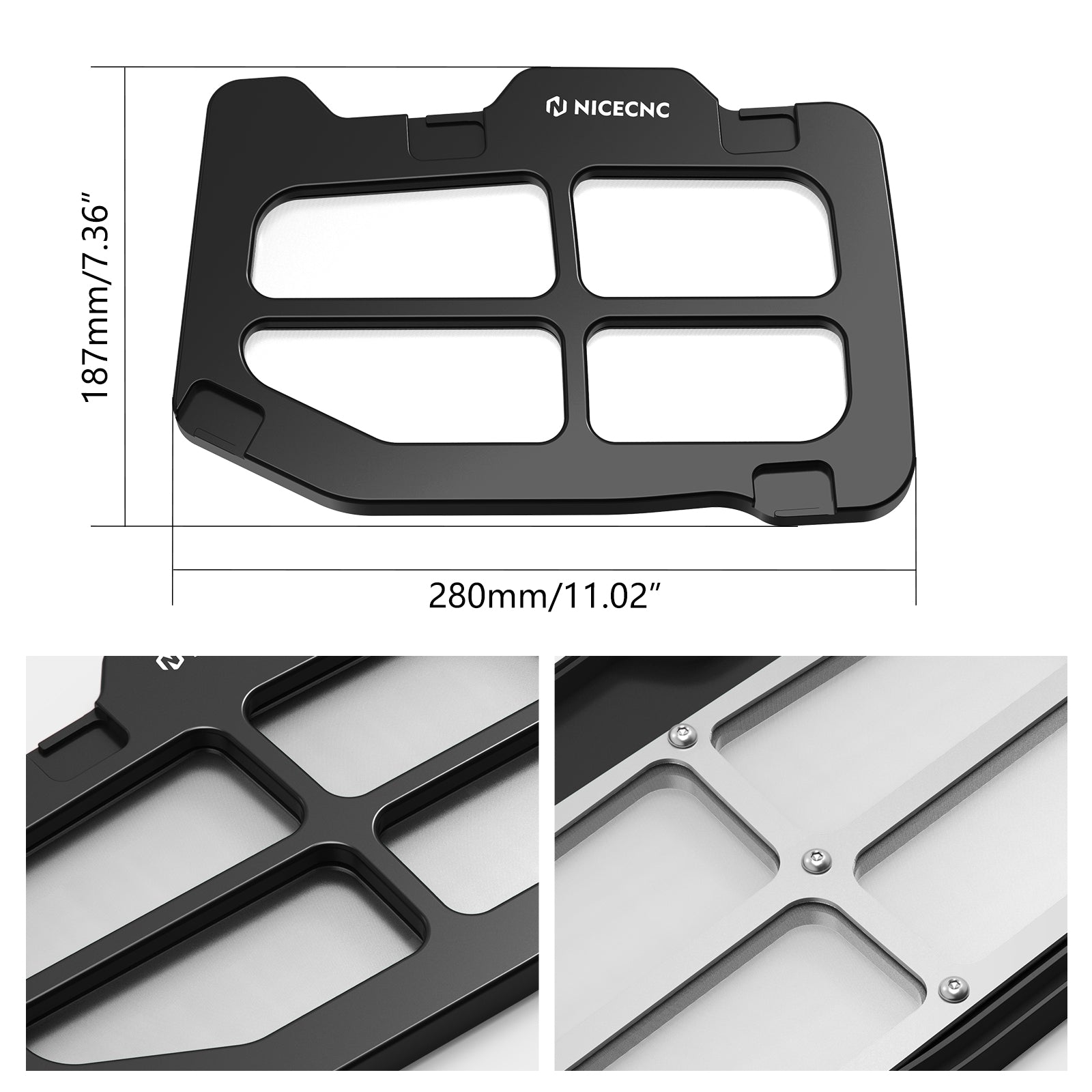 Airbox Deckel Abdeckung Reiniger Fall Für Yamaha Raptor 700 2006-2024