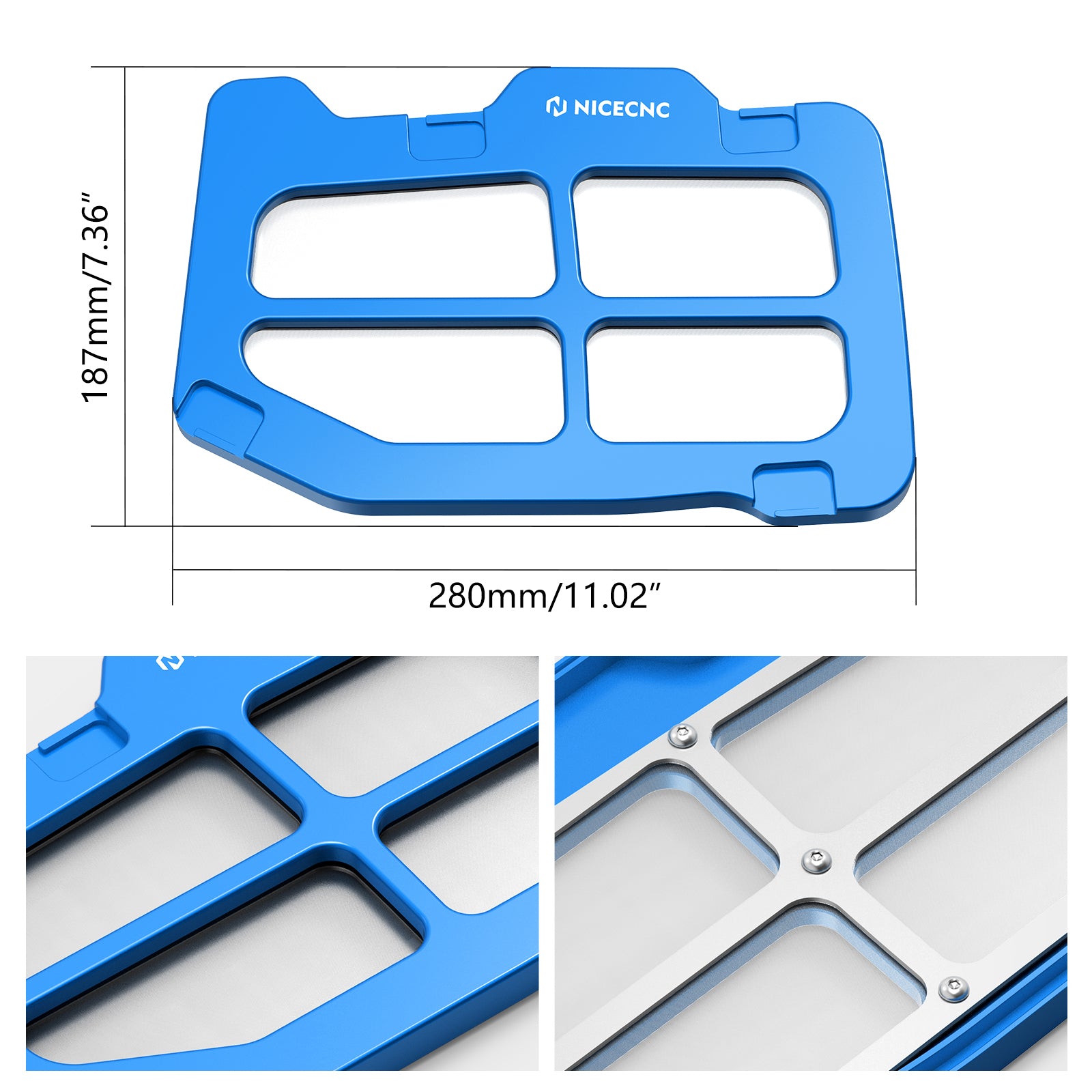 Airbox Deckel Abdeckung Reiniger Fall Für Yamaha Raptor 700 2006-2024