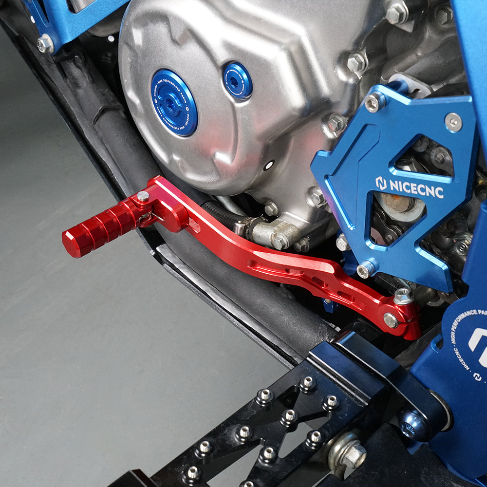 ATV-Klappschalthebel + verstellbares hinteres Fußbremspedal für Yamaha Raptor 700 R 13-26