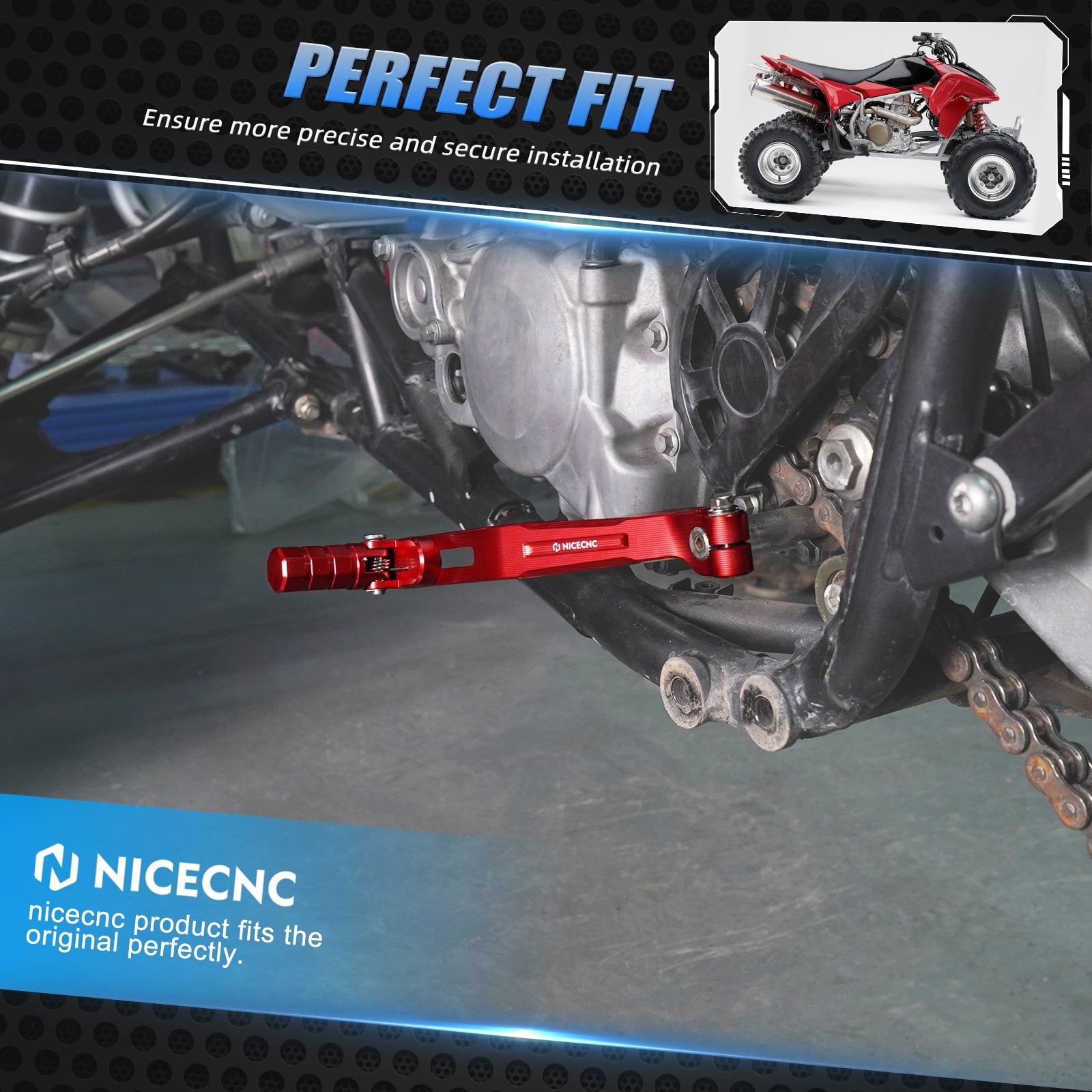 ATV Einstellbare Klapp Getriebe Schalthebel Für Honda TRX450R TRX450ER