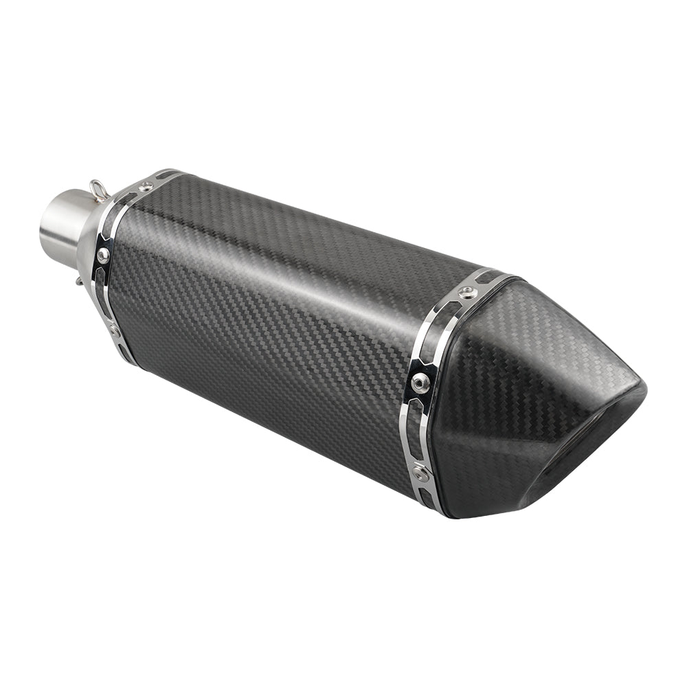 ATV Schalldämpfer Slip-On Auspuffrohr Carbon Faser Für Yamaha Raptor 700 15-23