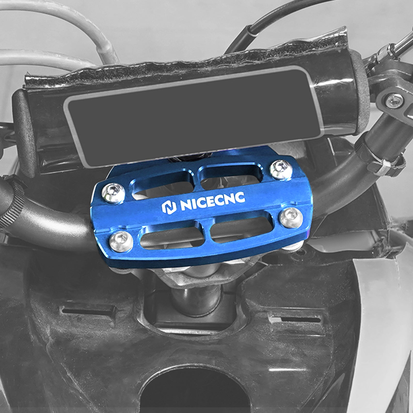 ATV-Lenkerklemme mit Schlüsselschutz für Yamaha Raptor 700 2006-2023