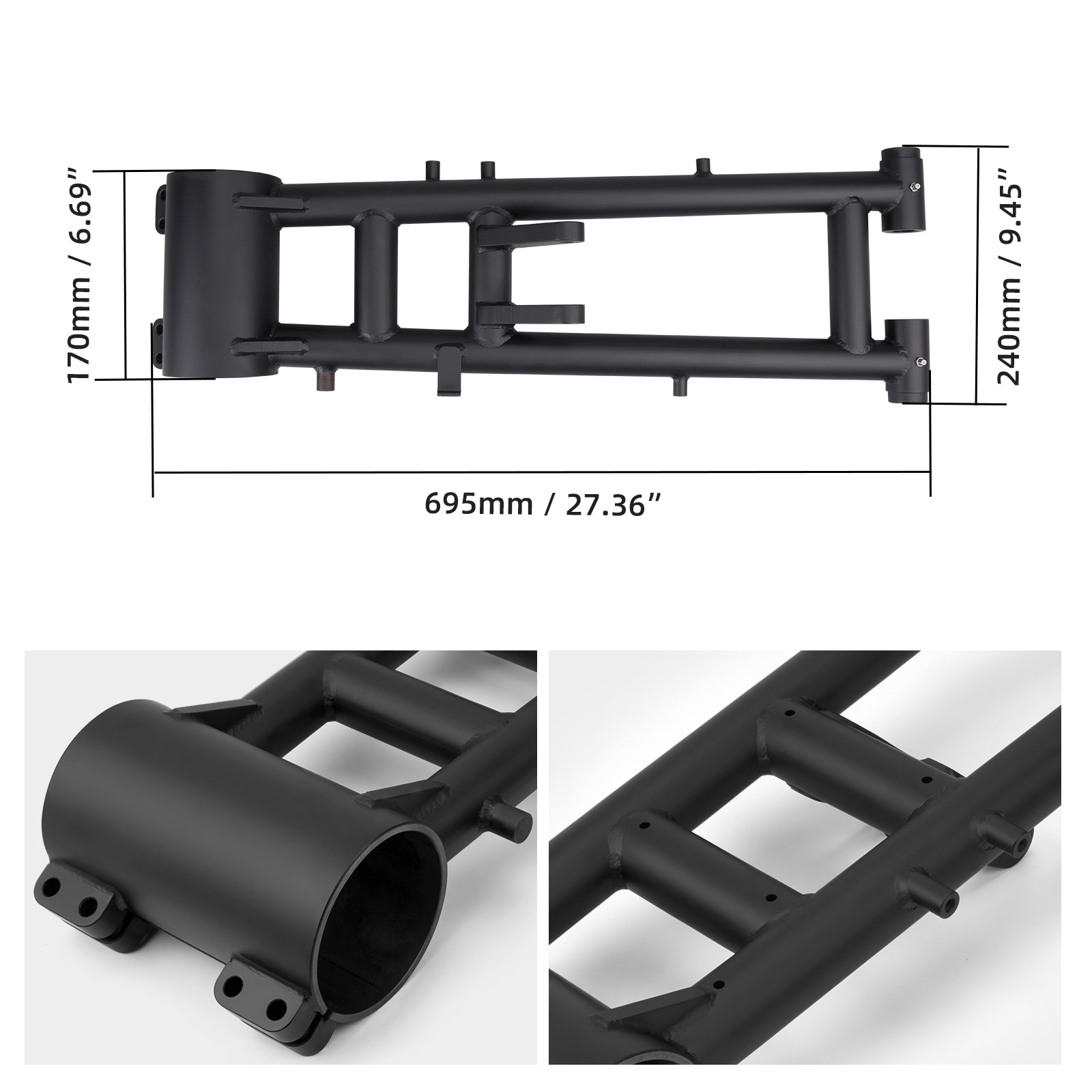 Verlängerte Schwinge für Yamaha Raptor 700 700R SE 2006-2025