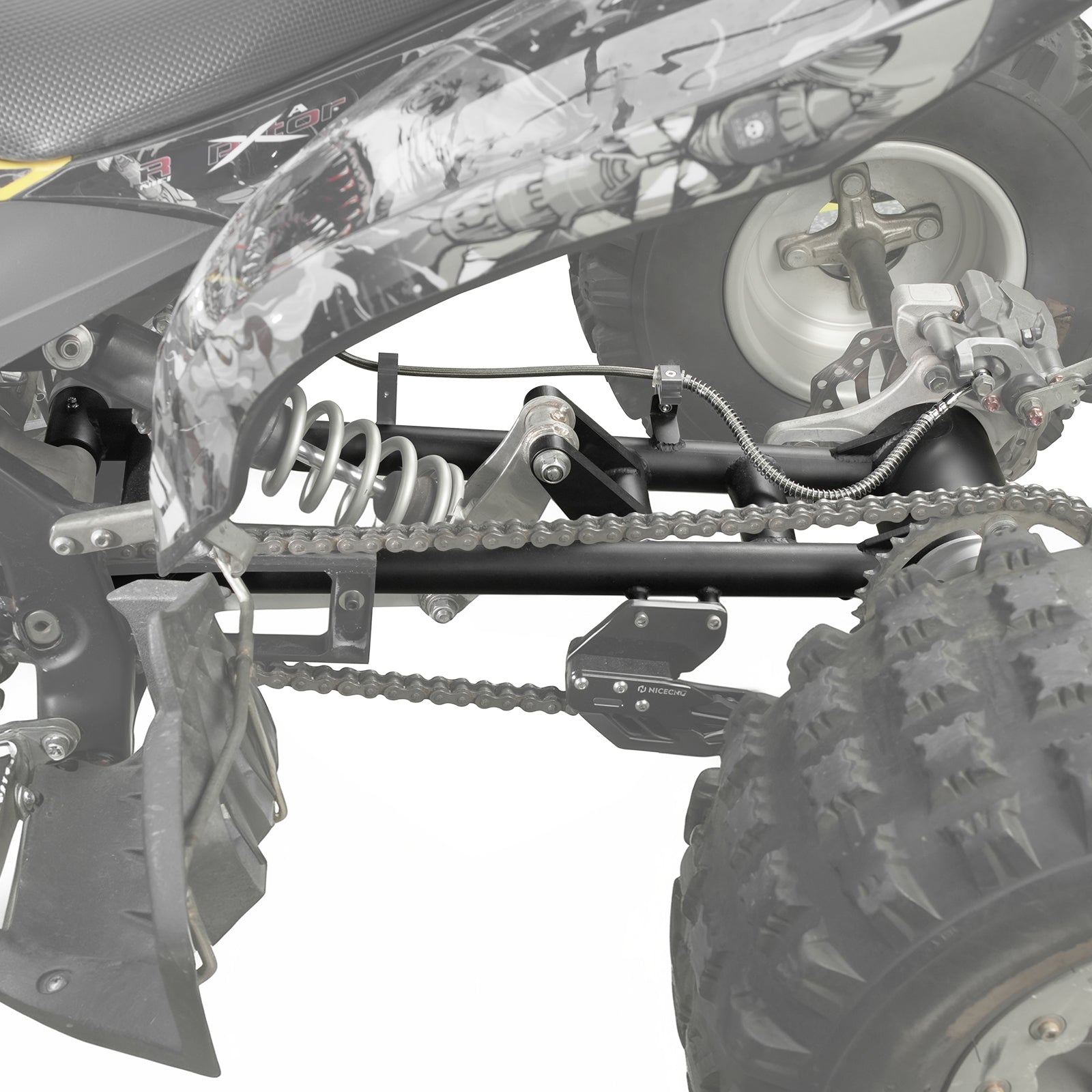 ATV Verlängerte +6"-Hinterradschwinge für Yamaha Raptor 700 700R SE 2006–2025