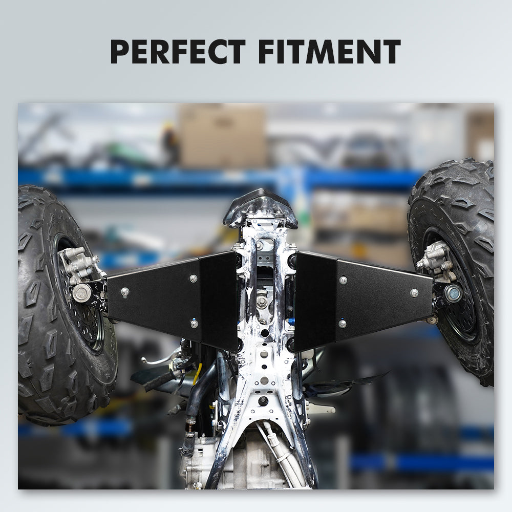 Paar vordere A-Arm-Schutzbleche für Unterfahrschutz für Yamaha Raptor 700 06-24