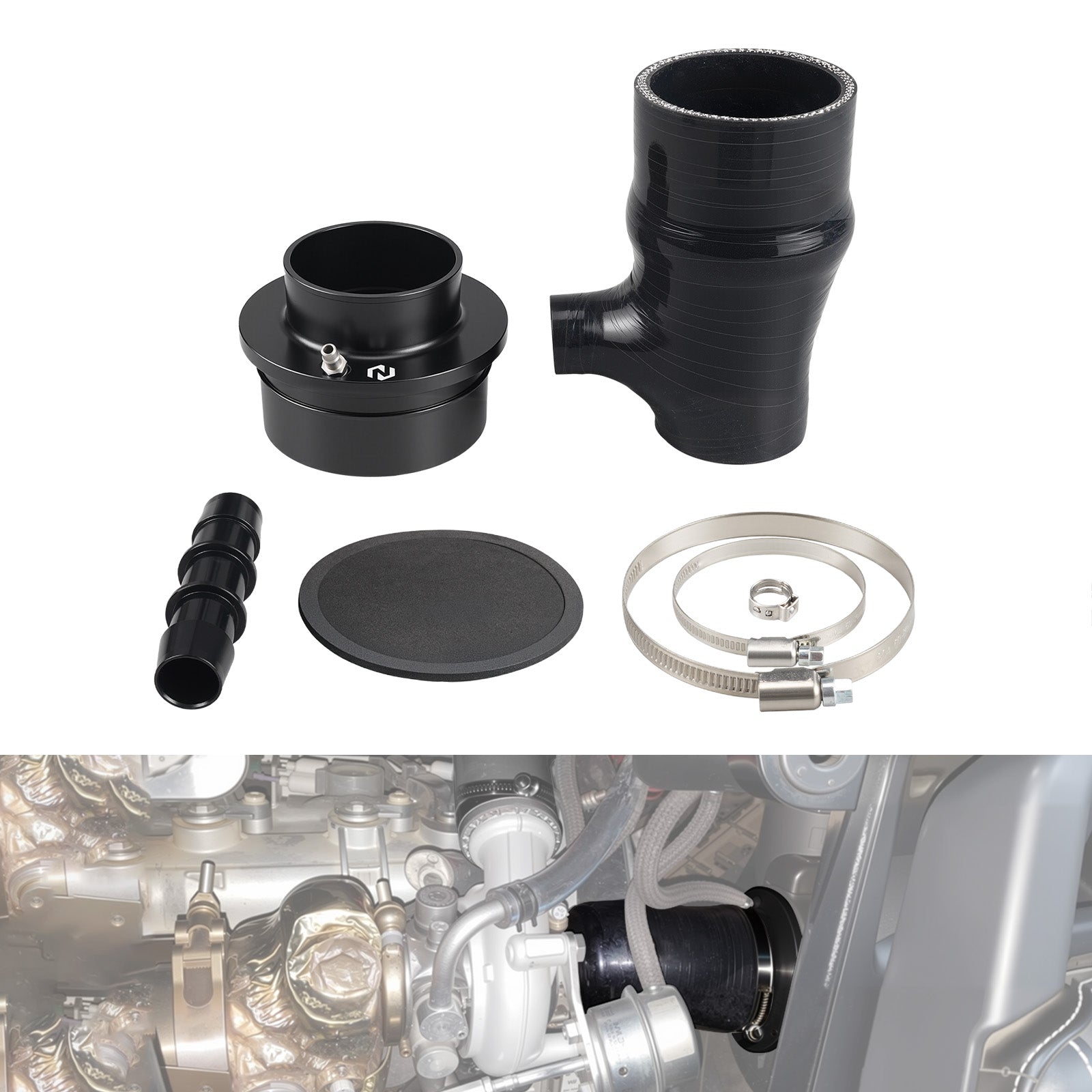 UTV-Silikon-Ansaugschlauch-Kit für Can-Am X3 Turbo 2017–2019