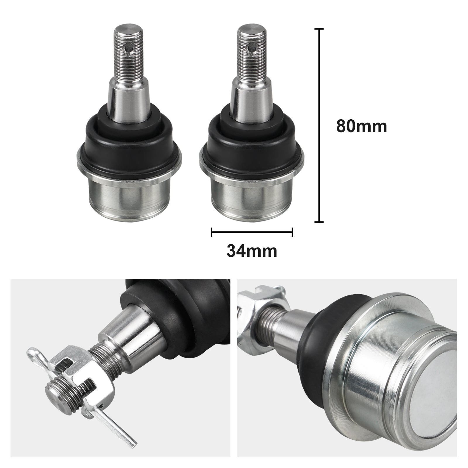 2 STÜCKE Oberen A-Arm Kugelgelenke Für Can Am X3 Defender HD10 Kommandant 1000R