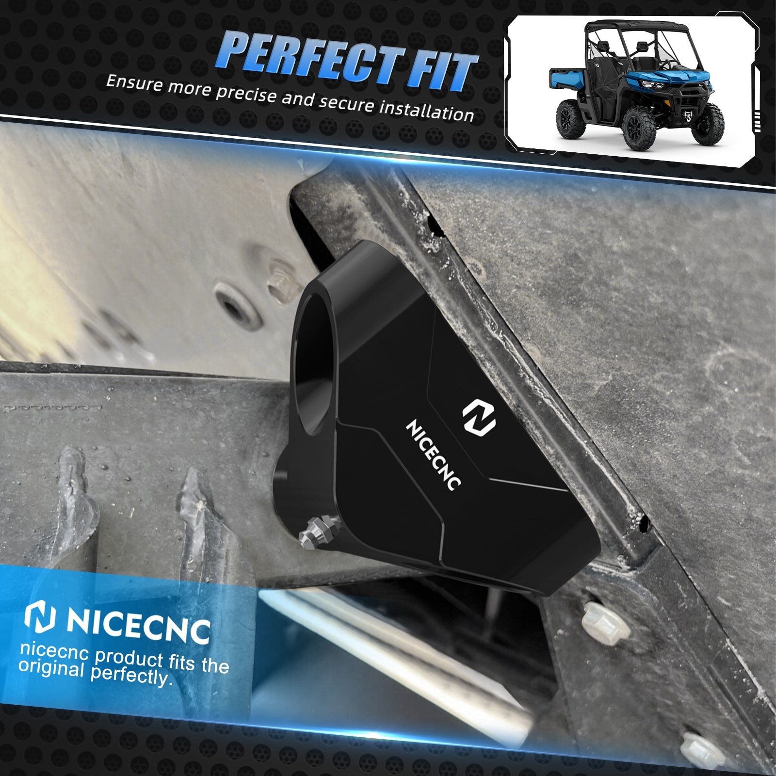 Paar Bett Scharniere Set Unterstützung Pivot Für Can-Am Defender HD10 HD9 HD8 Commander