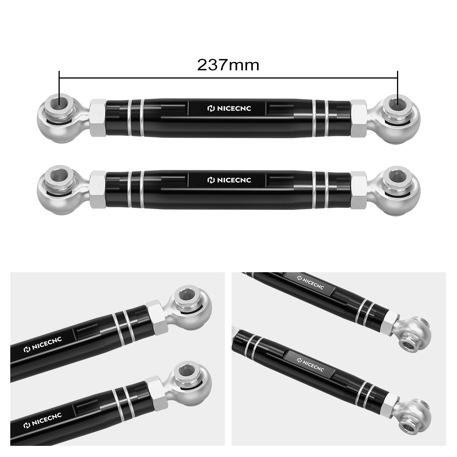 Einstellbare Stabilisator Vorne Stabilisator Ende Links Für Polaris RZR Turbo R 4 / RZR Pro R 4