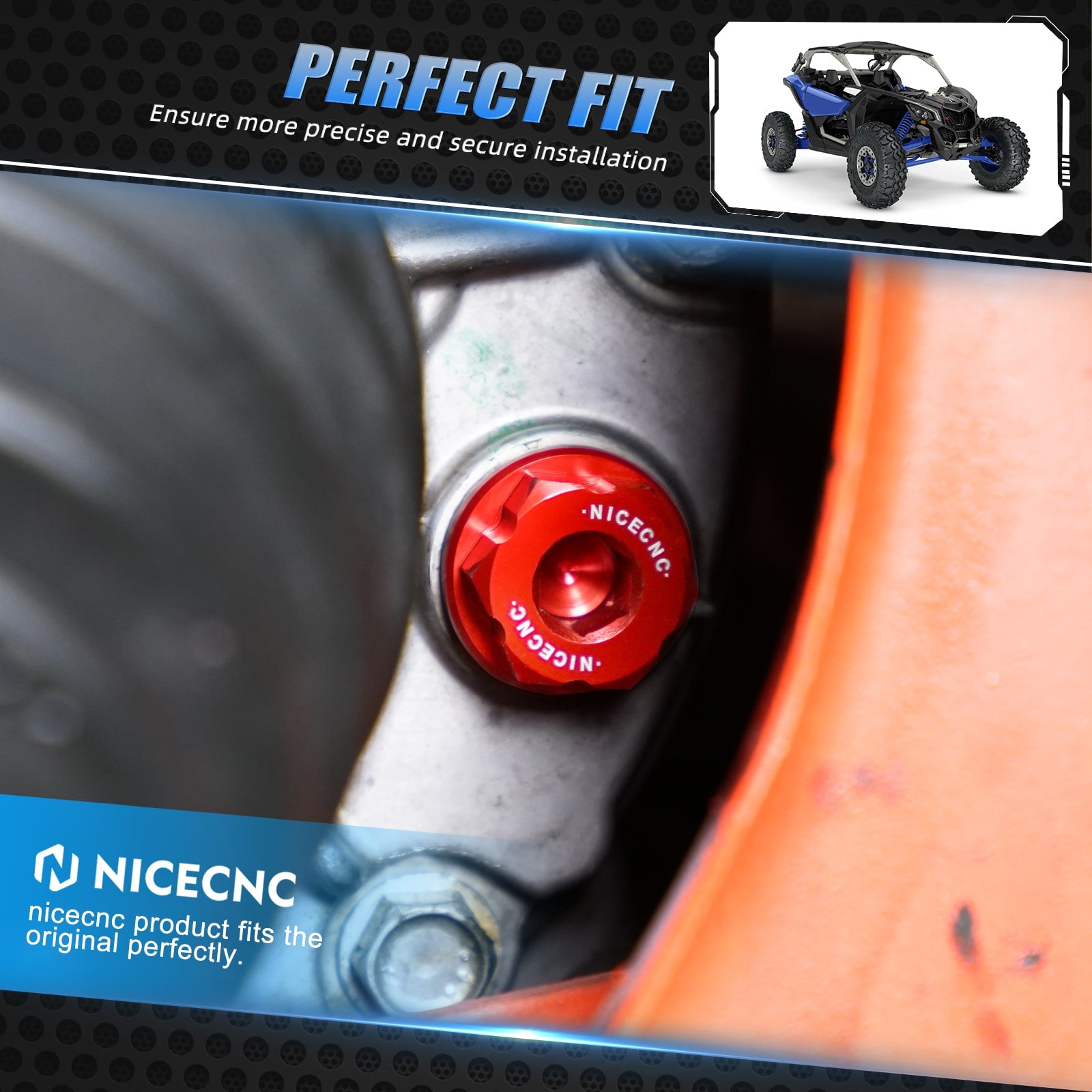 Vorne Hinten Differential Magnetische Öl Füllen Stecker Für Can-Am X3 Defender