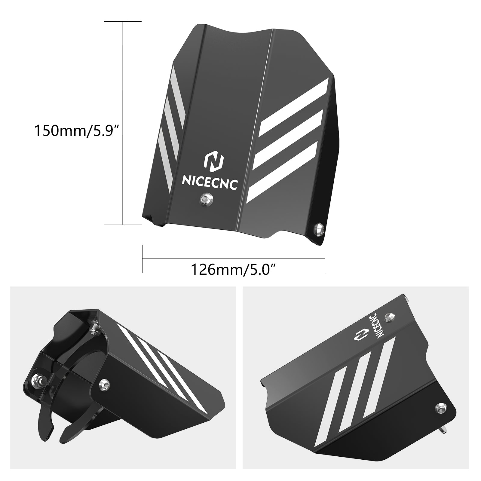 Links + Rechts Erweiterte Front Shock Guard Kit Für Polaris RZR XP 1000 XP 4 1000 2014-2018