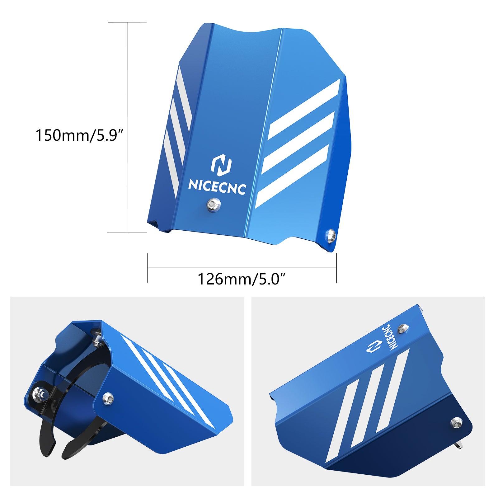 Links + Rechts Erweiterte Front Shock Guard Kit Für Polaris RZR XP 1000 XP 4 1000 2014-2018