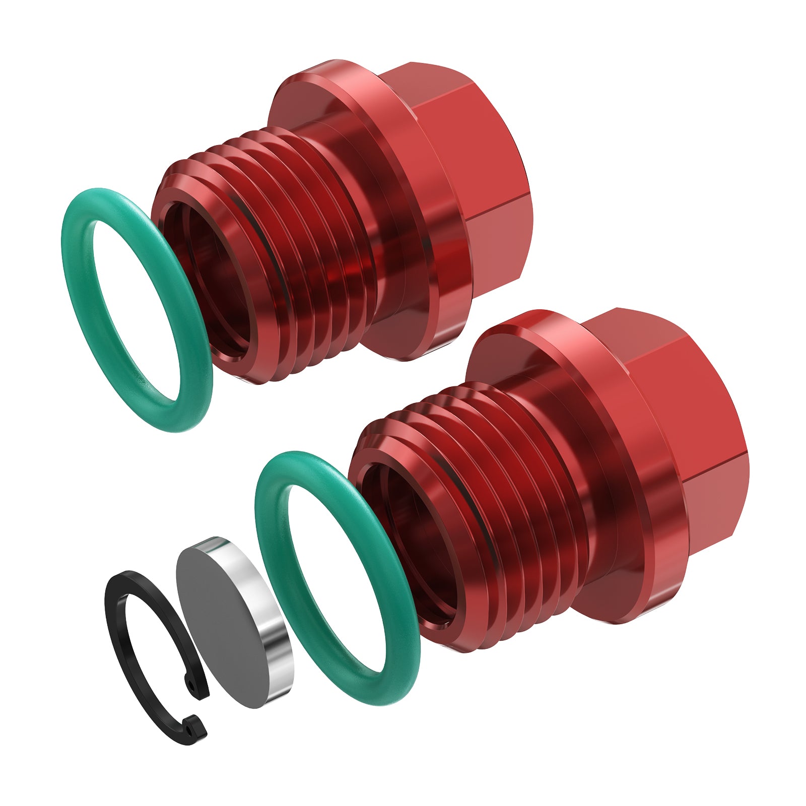 Magnetischer Getriebeöl-Einfüll- und Ablassstopfen-Kit für Polaris RZR XP 1000 Sportsman Ranger