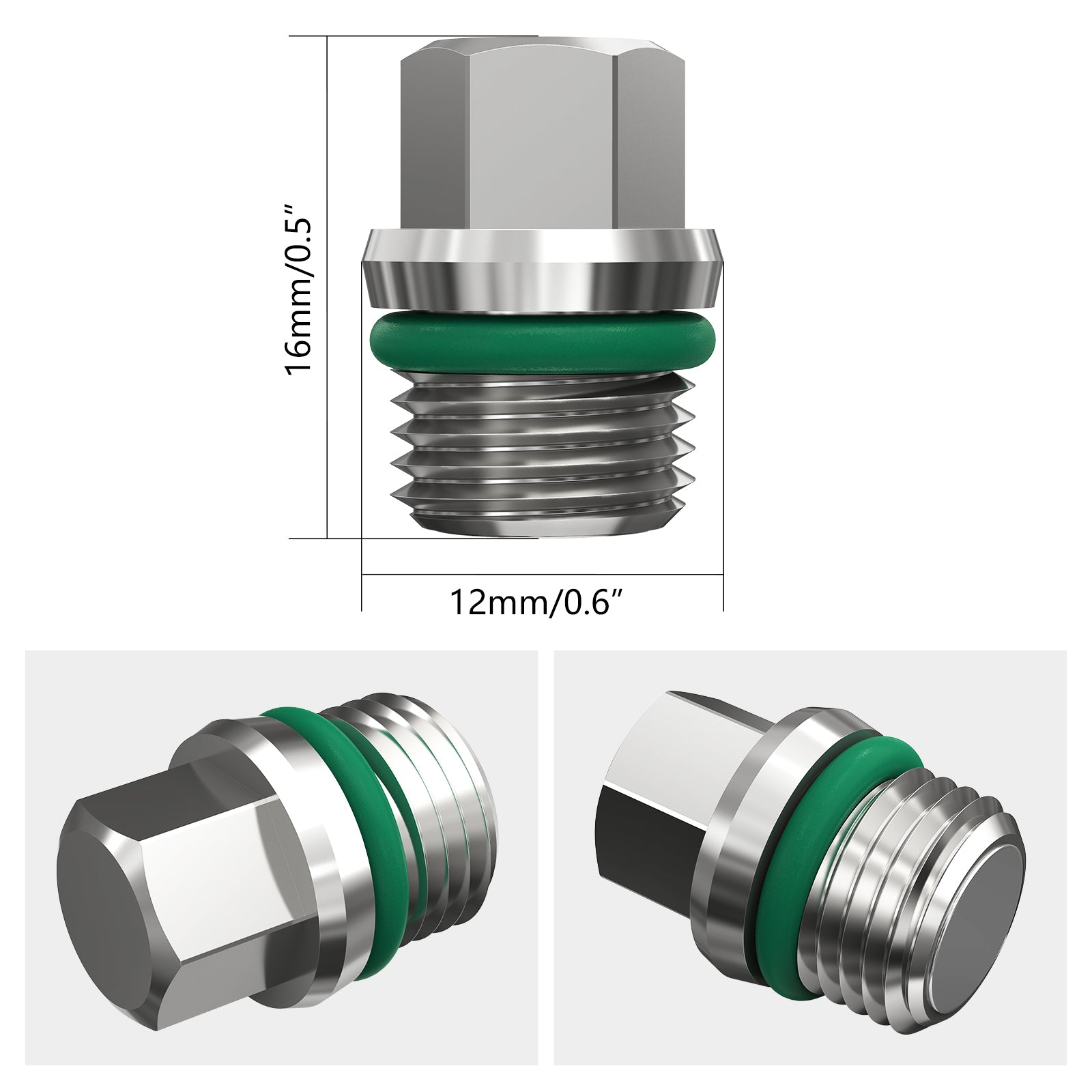 Vorne Hinten Differential Magnetische Öl Füllen Stecker Für Can-Am X3 Defender