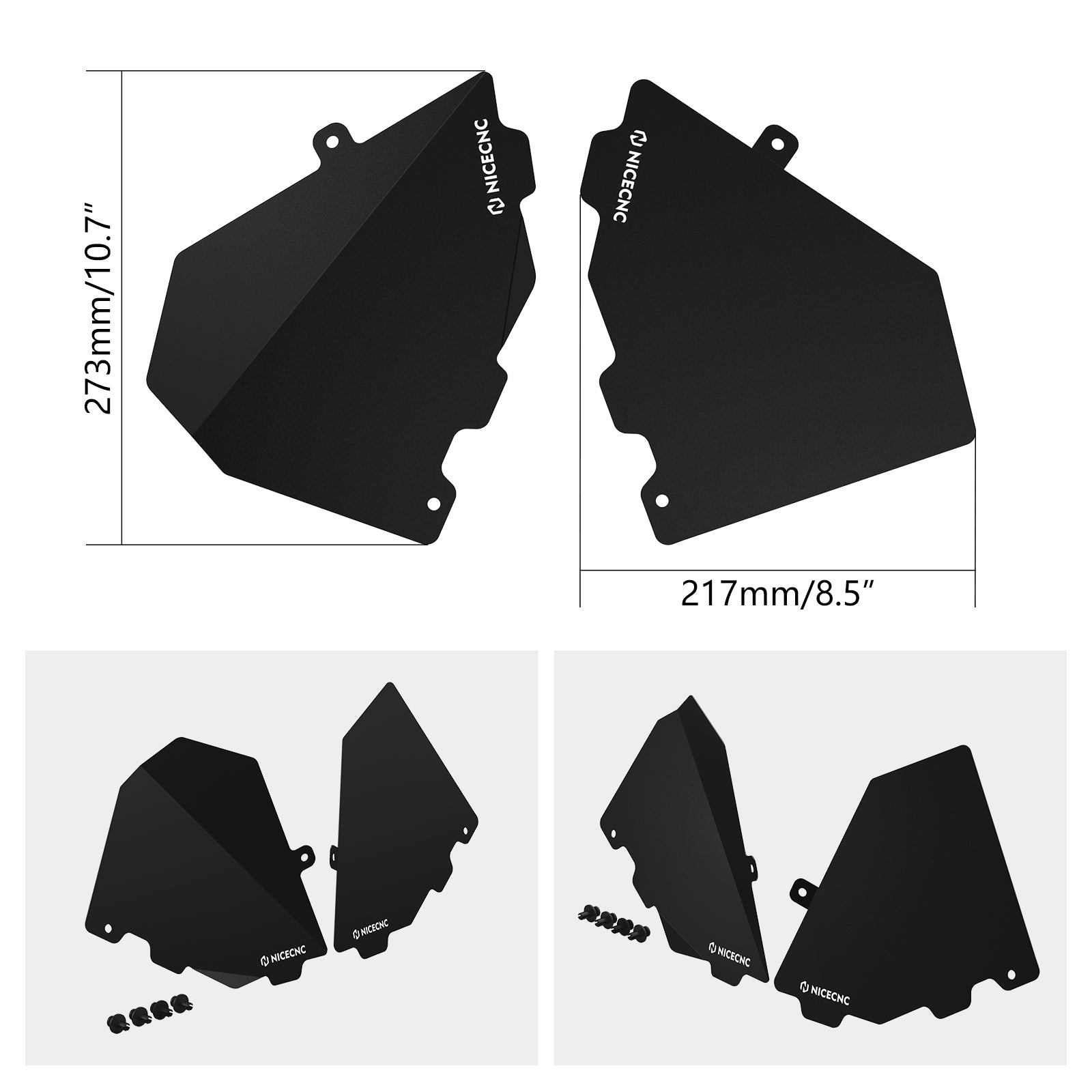 UTV Handschuhfach Gehäuse Panels Schutzabdeckungen Kit für Can Am X3