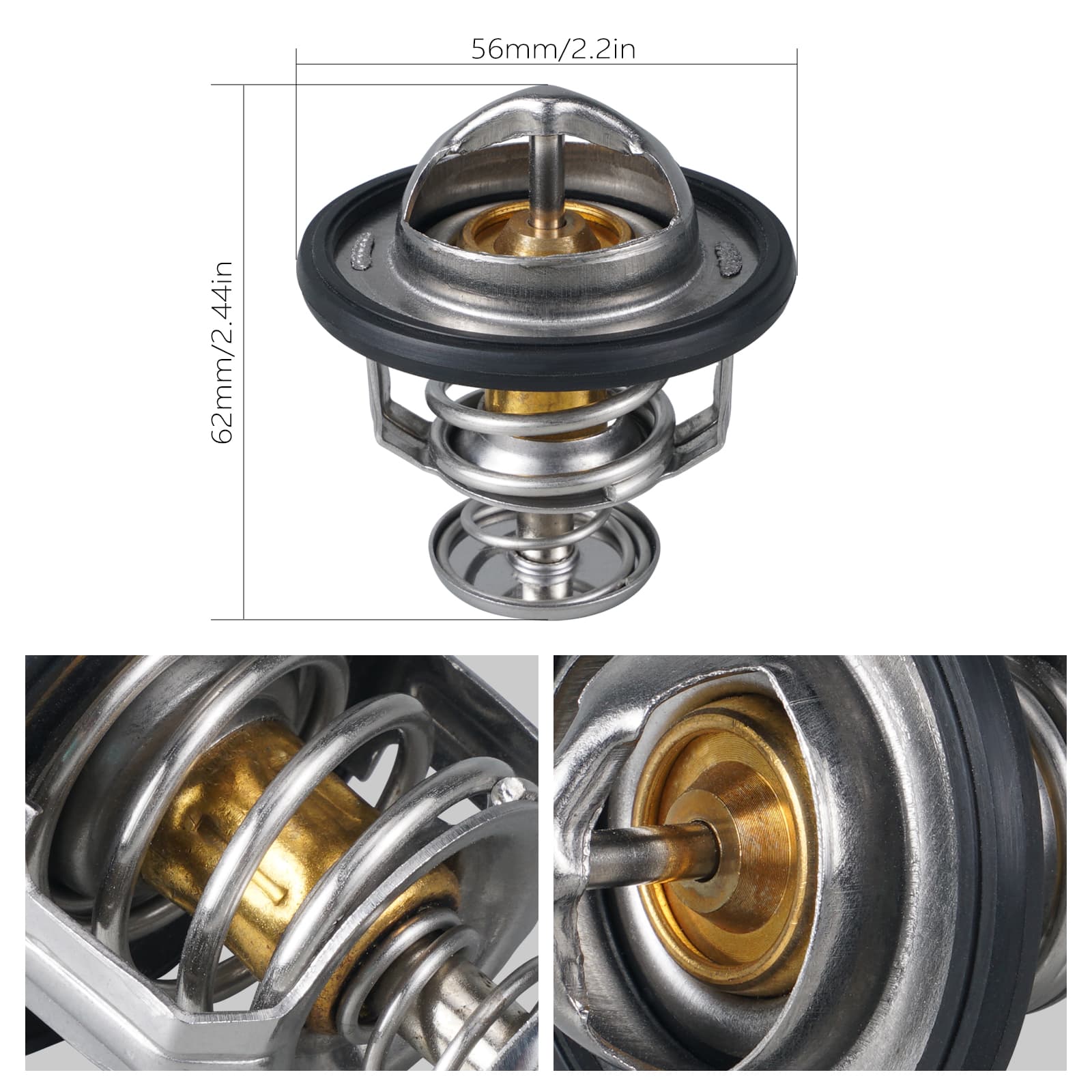 UTV 65℃ Thermostat mit O-Ring #7052526 für Polaris RZR XP 1000 General 1000