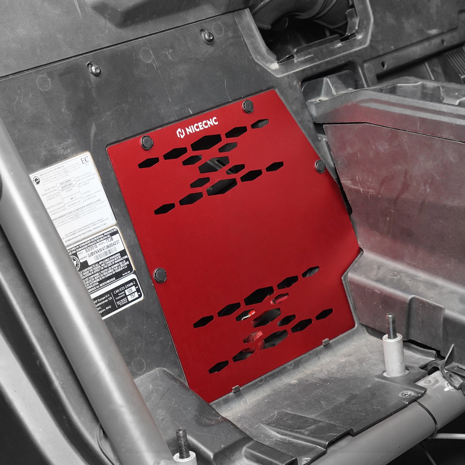 UTV Verbesserter Batterieabdeckung Schutz Für Can Am Maverick X3