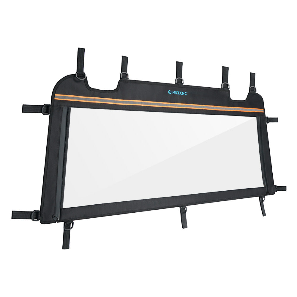 Wasserdichter UTV Heckscheiben-Klarsicht-Panel-Schutz für Polaris RZR XP 1000 TURBO 2016-2023