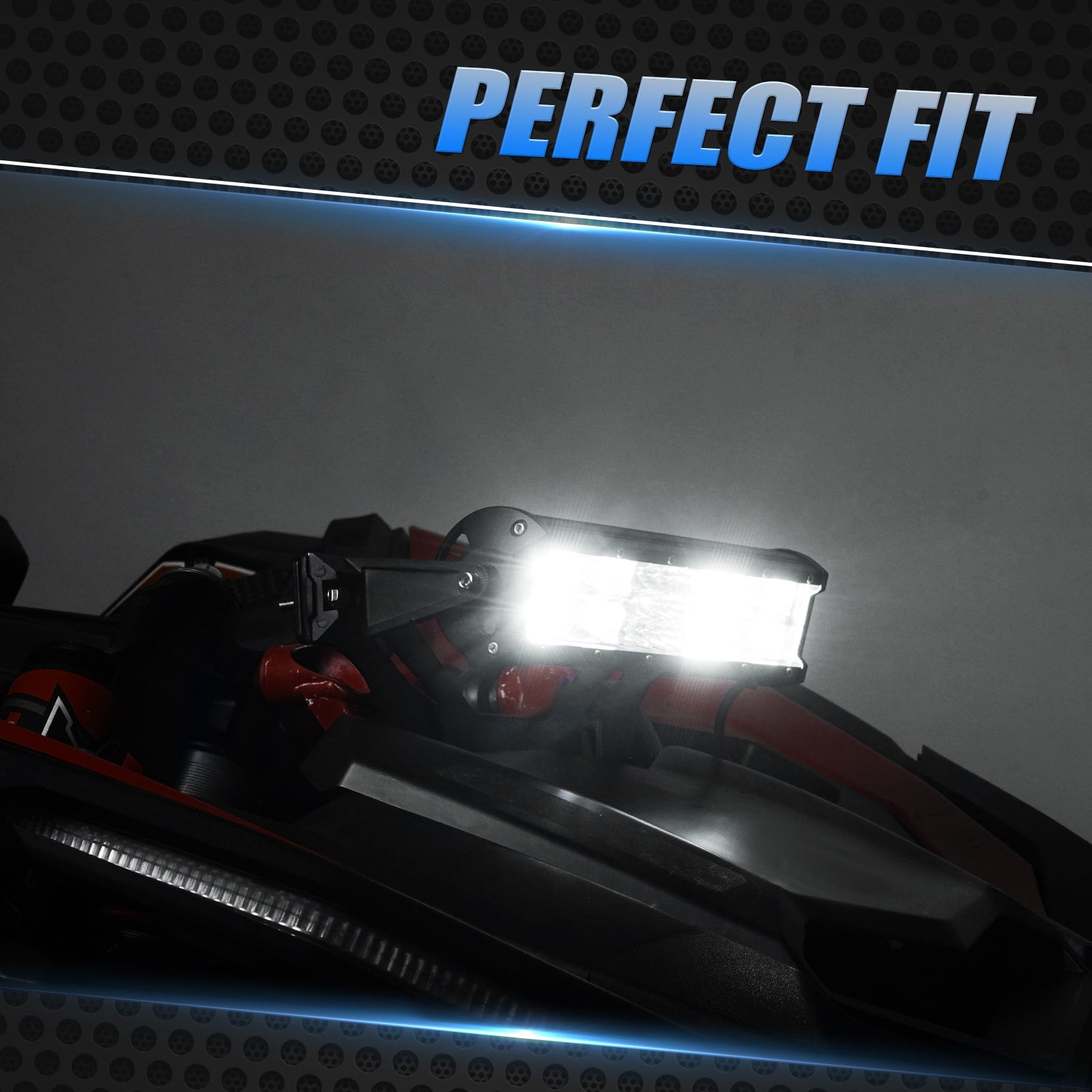 UTV 40W Stoßdämpferhalterung LED-Lichtleiste mit Halterung für Can-Am Maverick X3