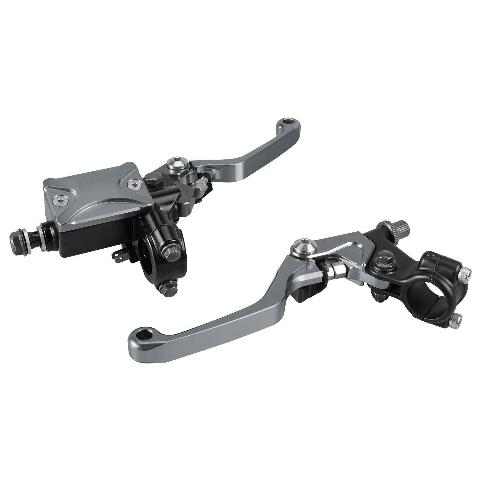 7/8" Hydraulische Bremse & Seilzug-Kupplungshebel-Set Für Suzuki DRZ400 250 Yamaha Honda