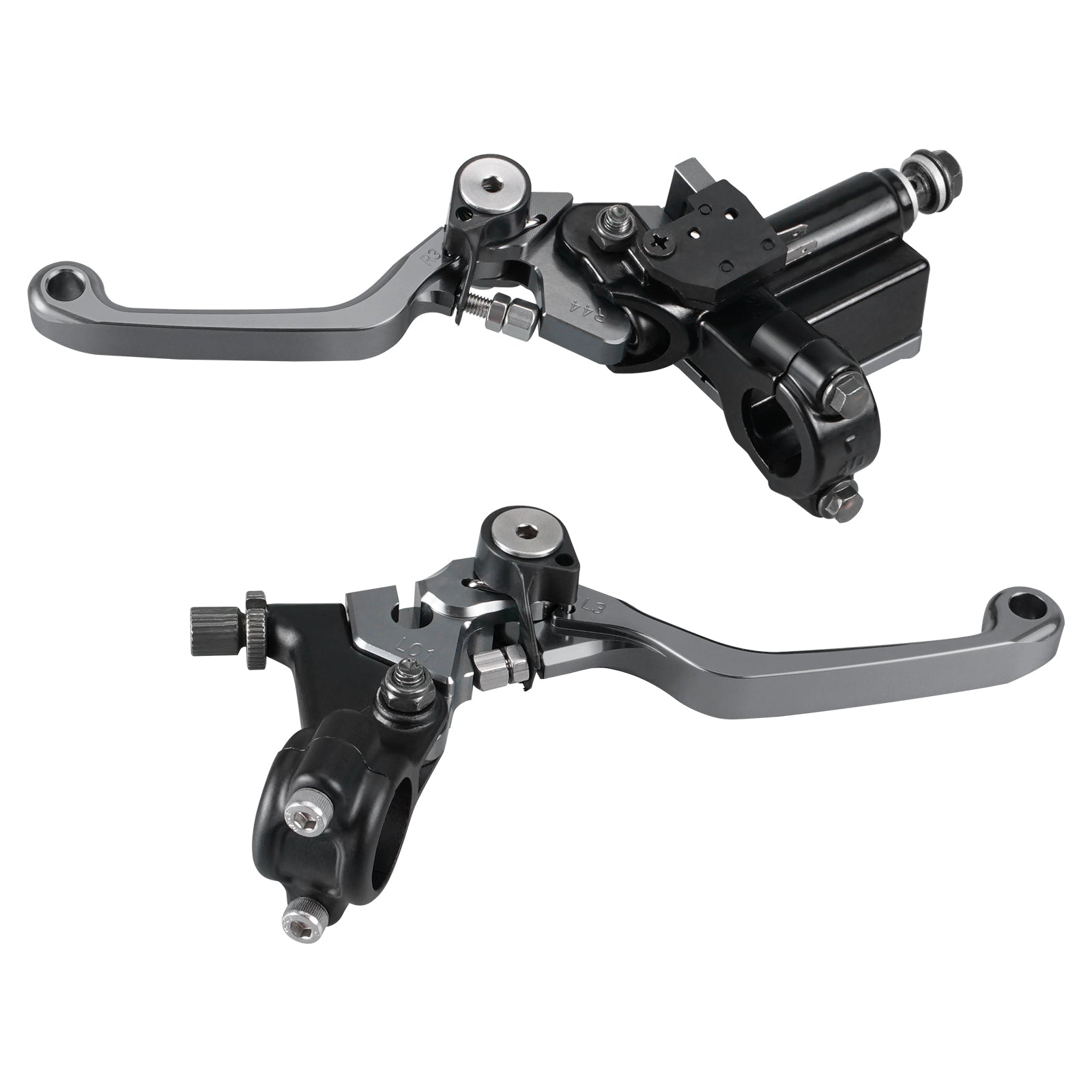 7/8" Hydraulische Bremse & Seilzug-Kupplungshebel-Set Für Suzuki RM RMZ RMX DRZ