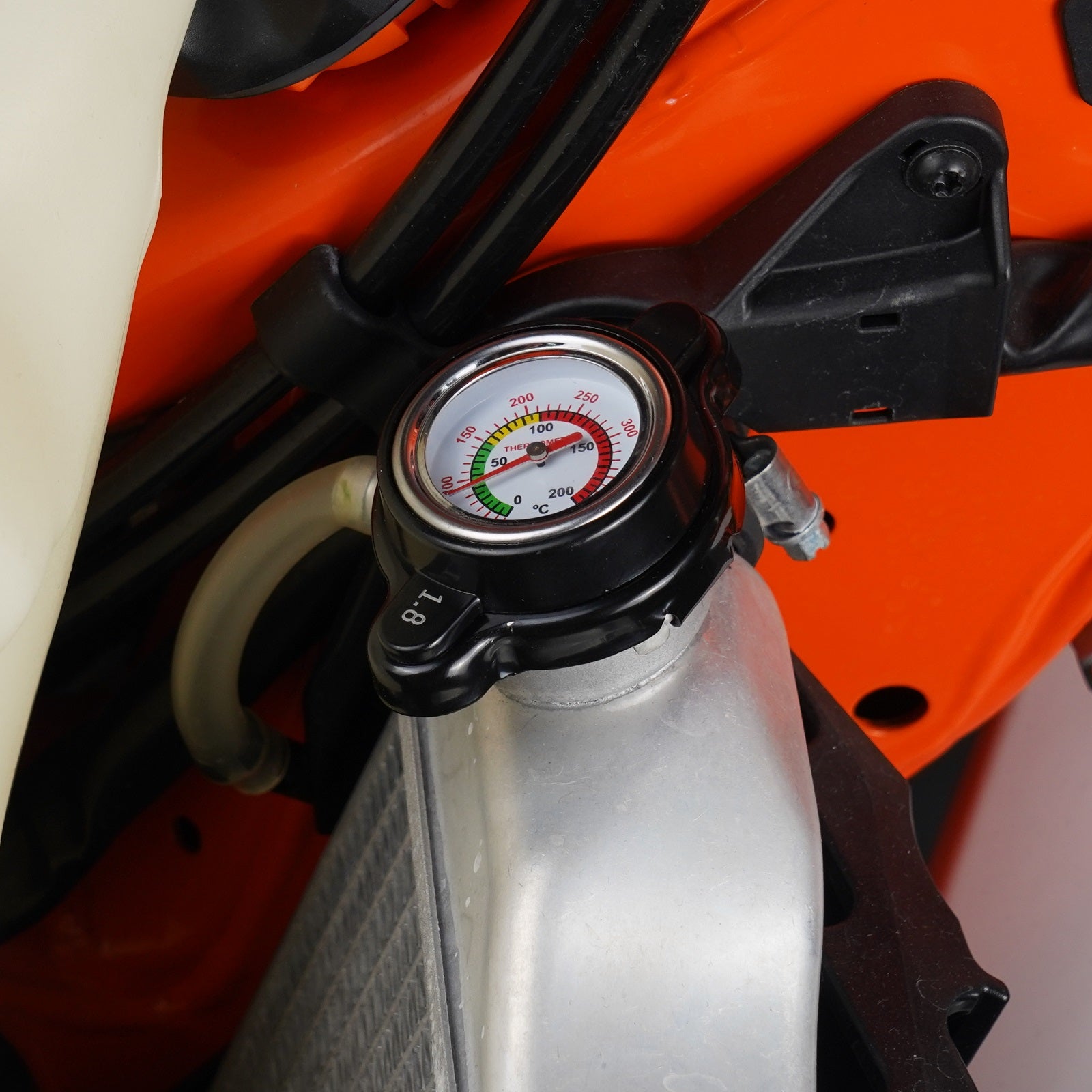 ATV Kühlerdeckel mit Thermometer für Yamaha Raptor Kodiak Grizzly 700 YFZ450R