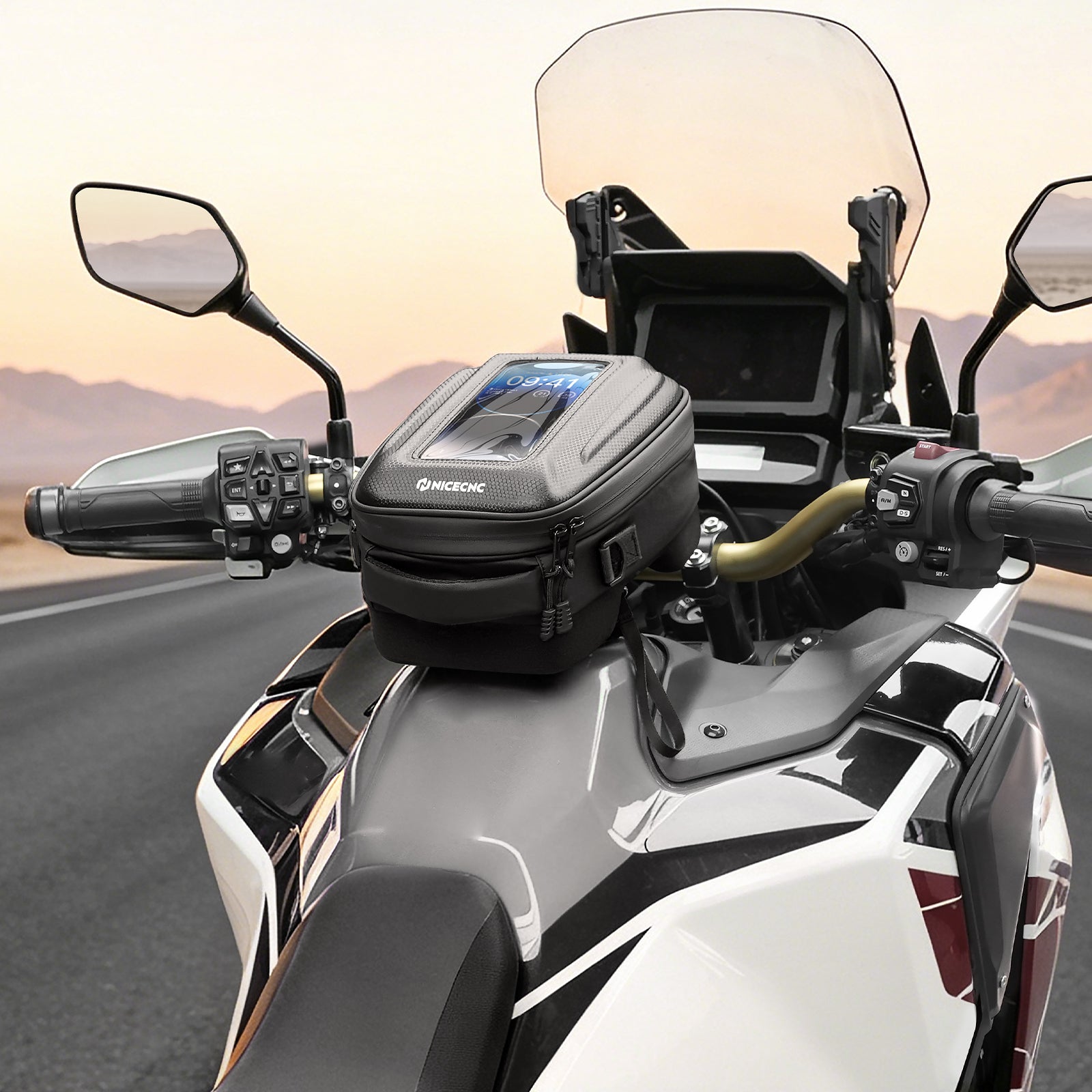 Schnellverschluss Tankrucksack für Honda Africa Twin CRF1100L 2020-2025 – Push-Pull Verriegelung