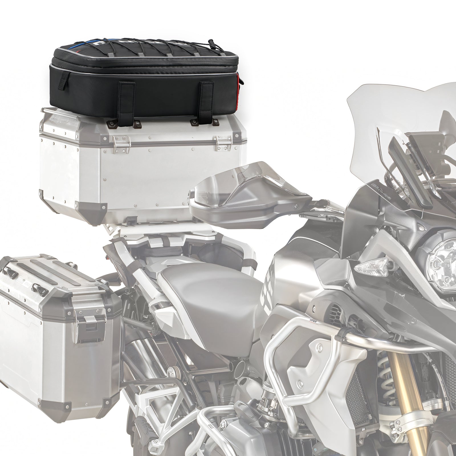 Bolsa para maleta superior de motocicleta 20L expandible para equipaje y herramientas para BMW R1250GS Adv R1200 GS