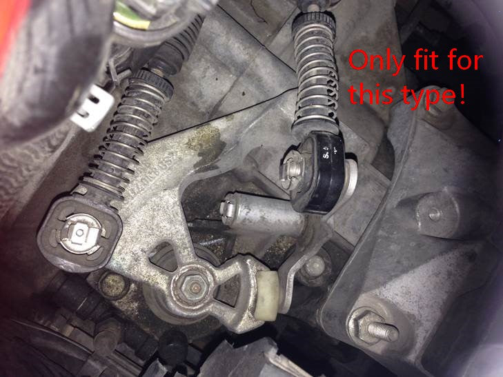 Einstellbarer kurzer Schalthebelarm 6-Gang-Schaltgetriebe-Kit für Volkswagen MK5/MK6/MK7 Audi MK2/MK3/A3/S3/TT