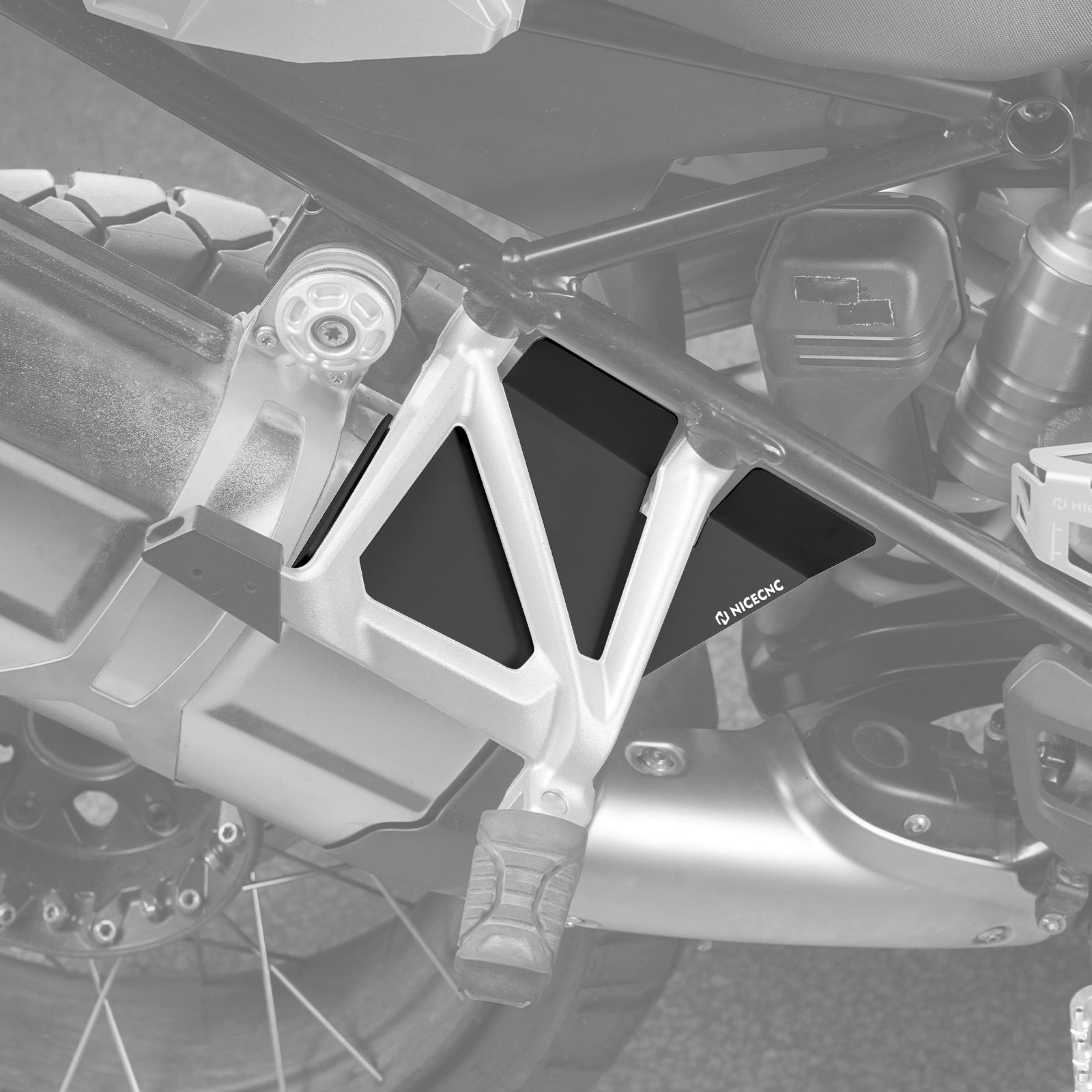 Abdeckung der hinteren Beifahrersitzvertiefung für BMW R1250GS / Adventure 2018–2023