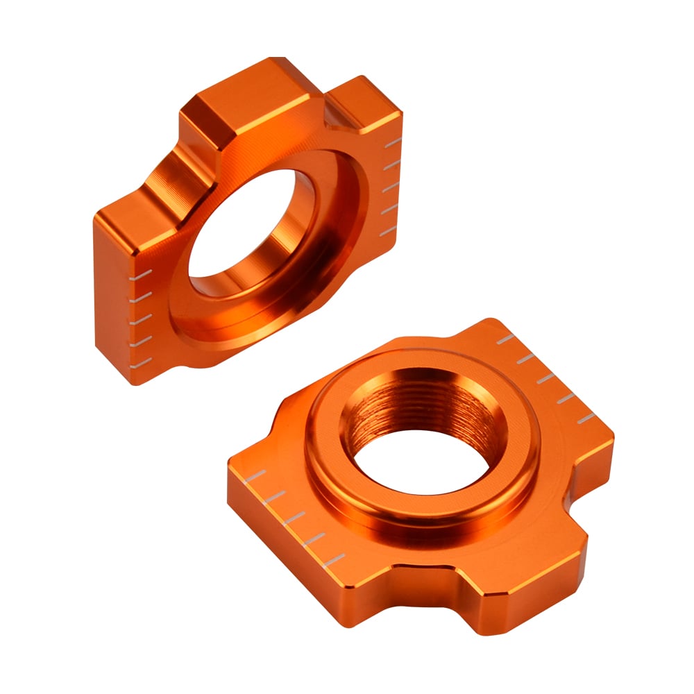 Achsblöcke Axle Blocks Kettenspanner für KTM 690/990 Husqvarna 701
