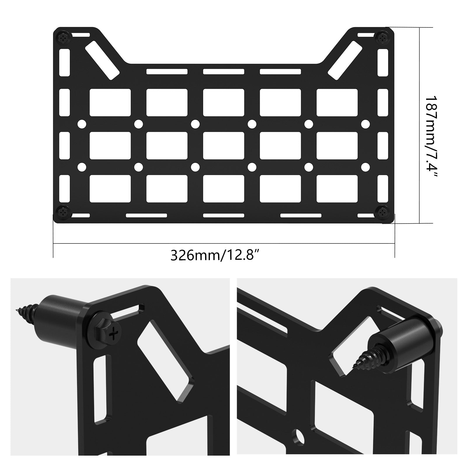 UTV Universelles starres MOLLE-Organizer-Panel für Can-Am X3 Defender Commander