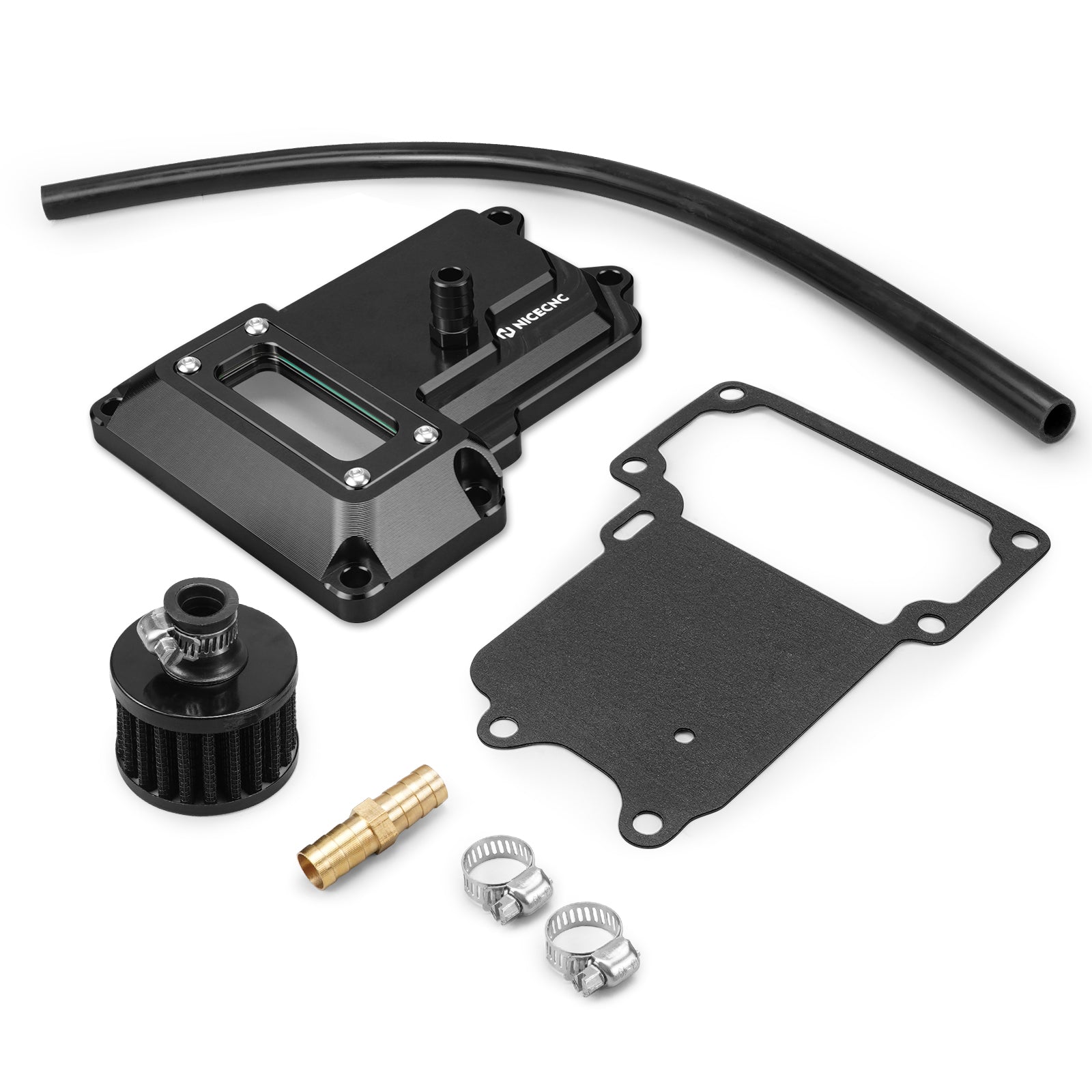 Transparente belüftete Getriebeabdeckung für Harley Dyna Twin Cam 2006–2017