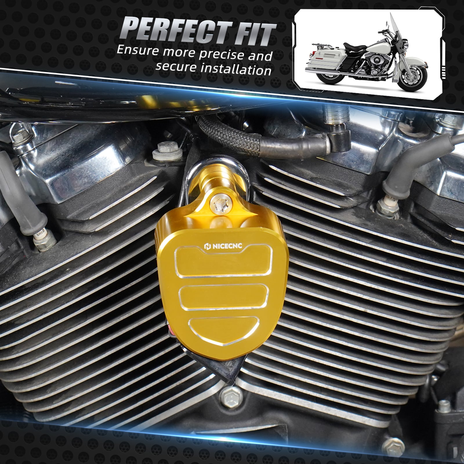 Dekorative Hornabdeckung Für Harley Road King Tri Street Glide Ultra Limited