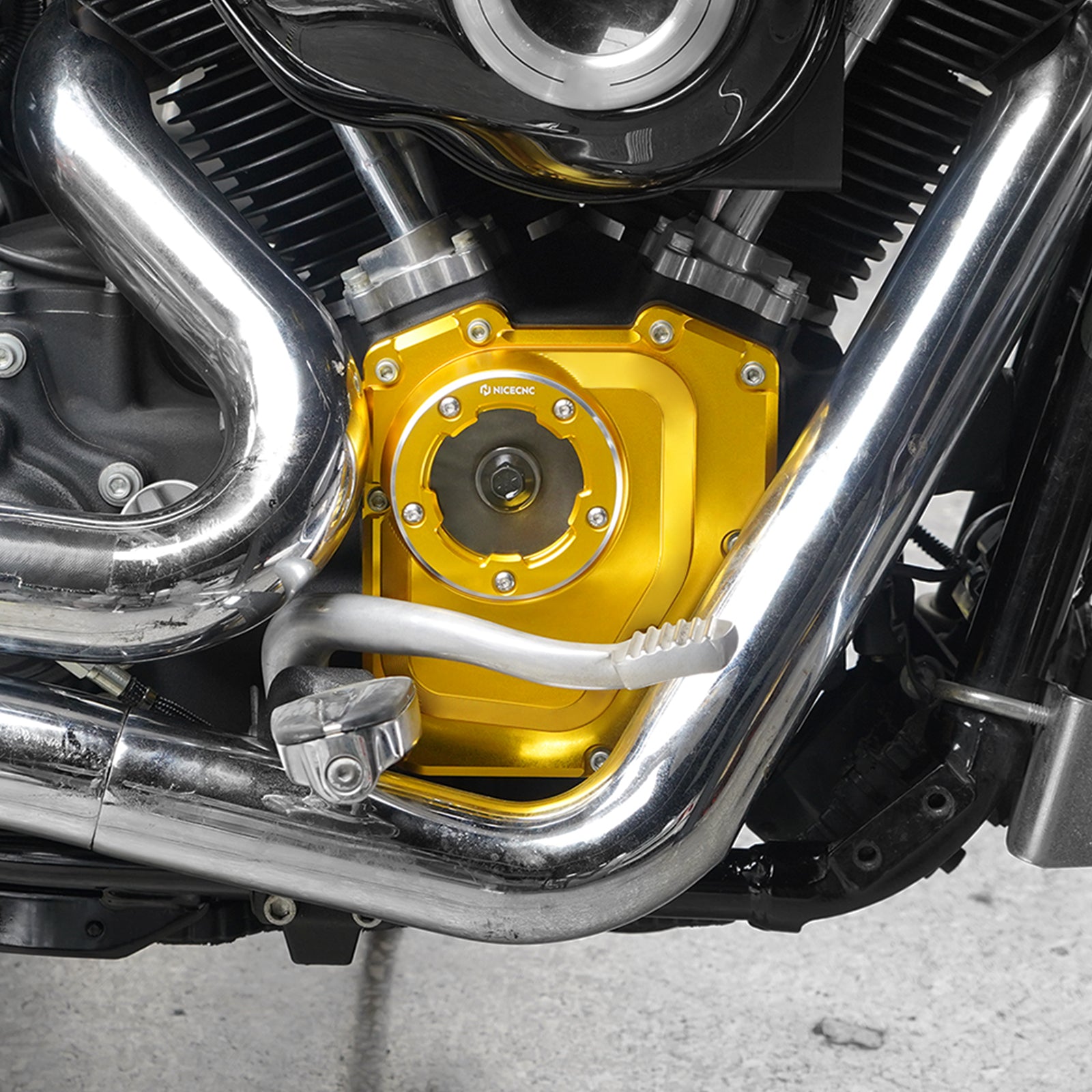 Transparente Camshaft-Abdeckung für Harley Dyna Street Bob Softail 2001-2017