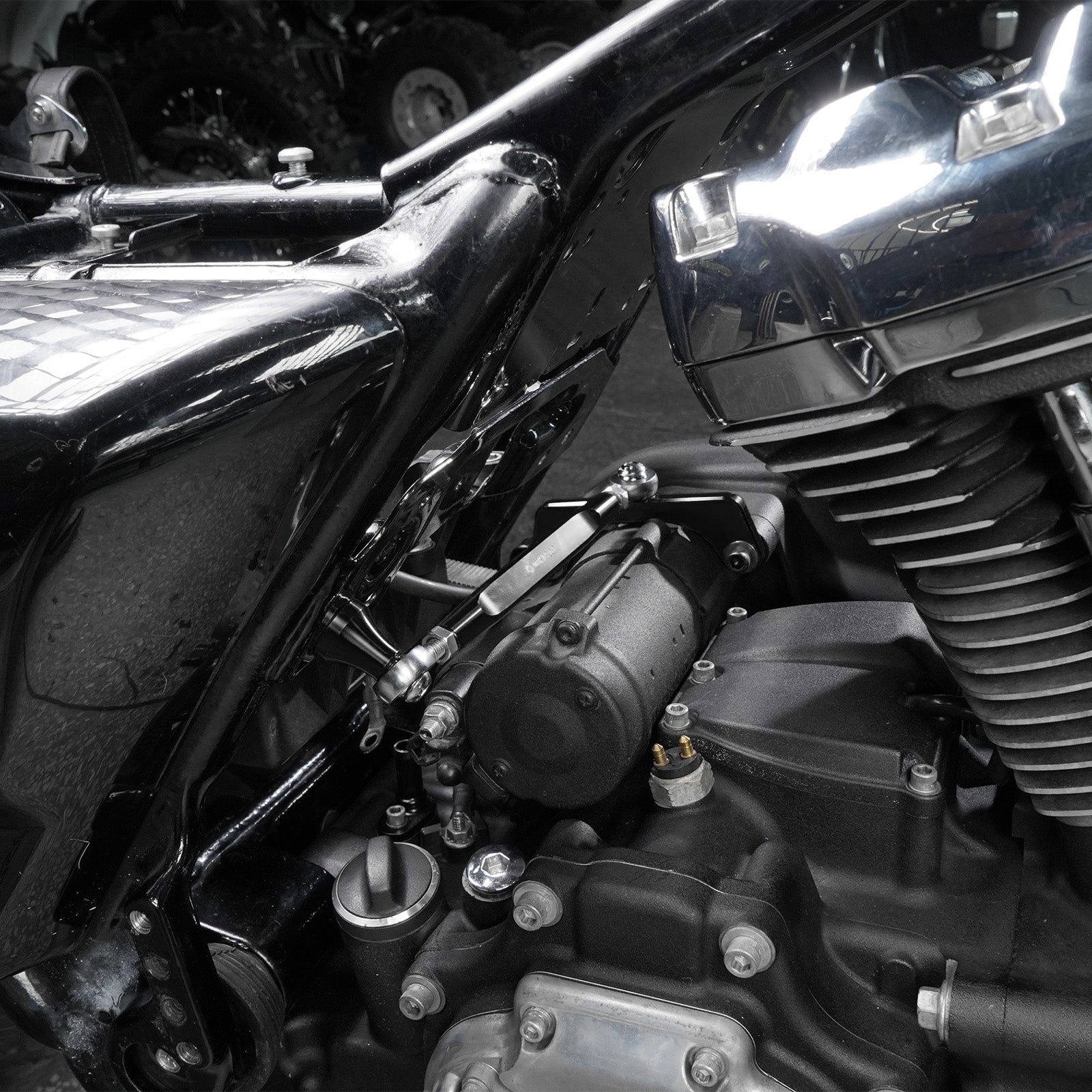 M8 Touring Rahmen Stabilisator Kit Für Harley Road King Street Glide CVO Road Glide