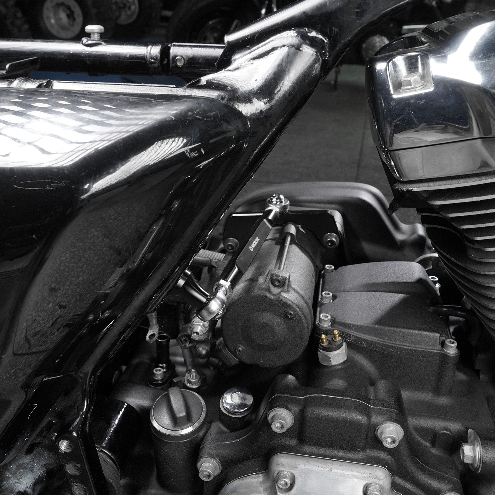 M8 Touring Rahmen Stabilisator Kit Für Harley Road King Street Glide CVO Road Glide