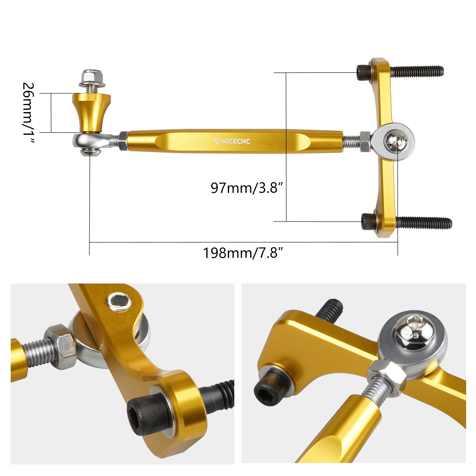M8 Touring Rahmen Stabilisator Kit Für Harley Road King Street Glide CVO Road Glide