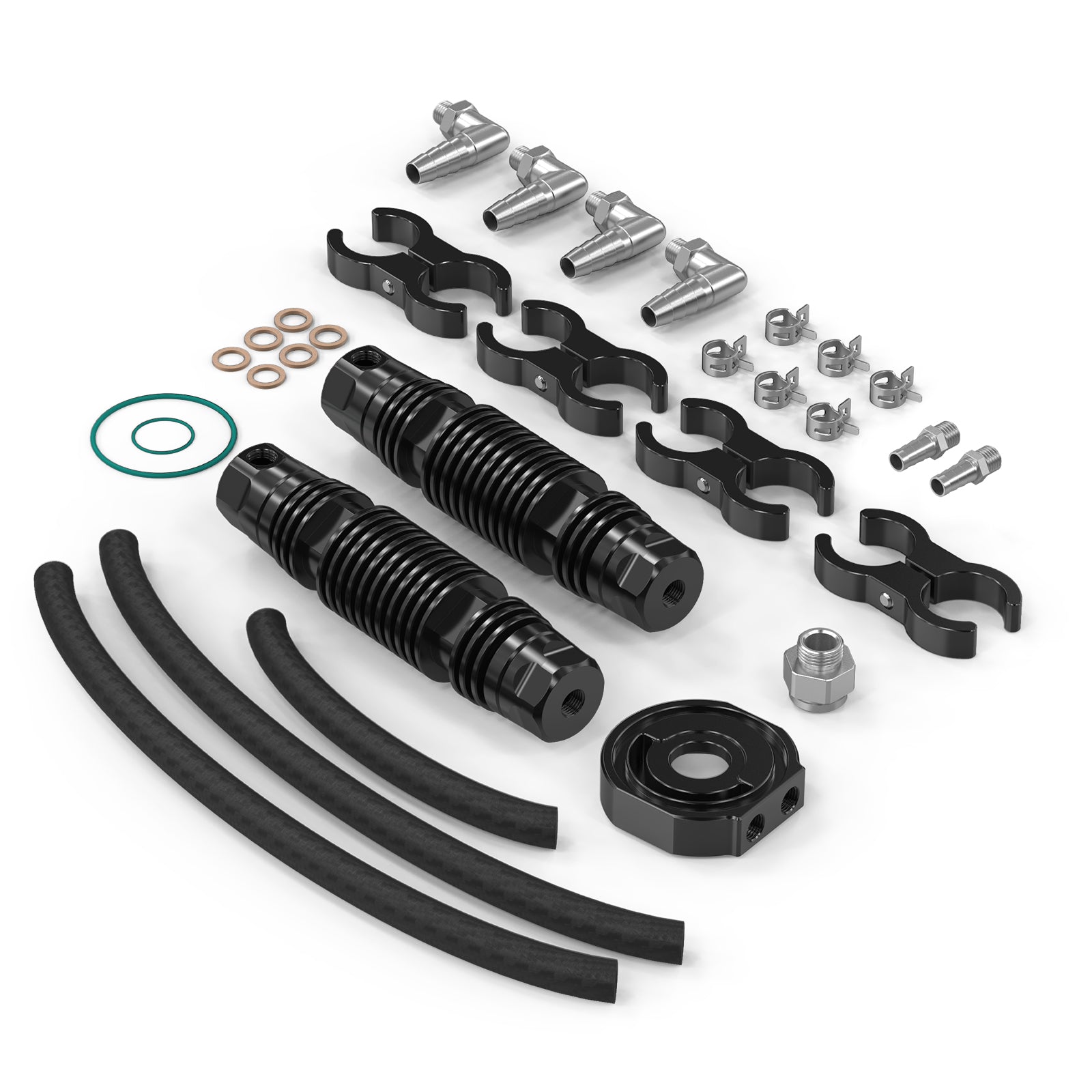 Doppel-Ölkühler-Kit für Harley Road King Street Glide Road Glide Ultra Limited