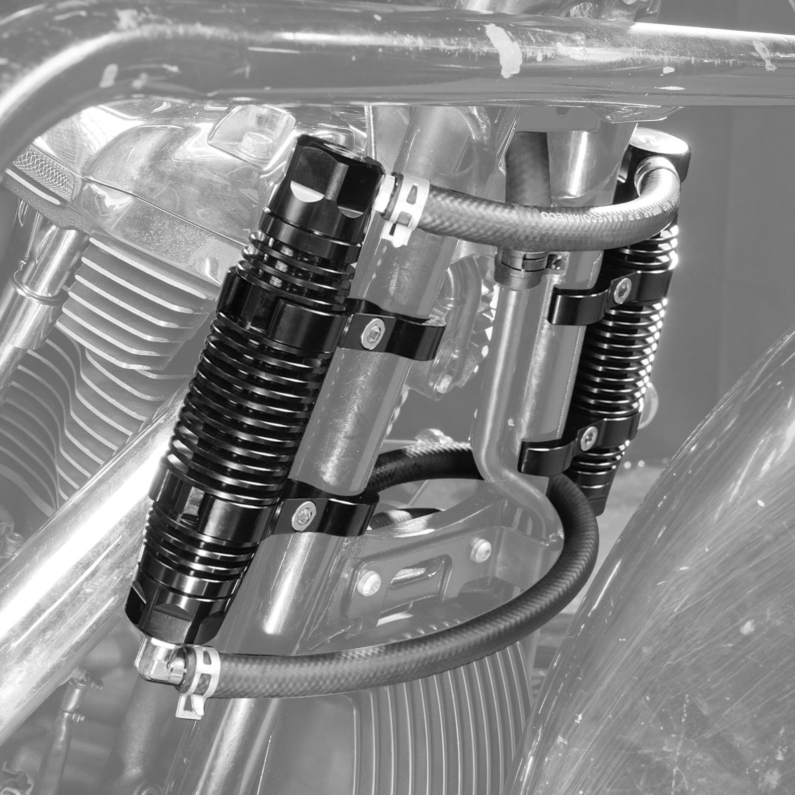 Modulares Dual-Ölkühler-Kit für Harley Road King Street Glide Ultra Limited
