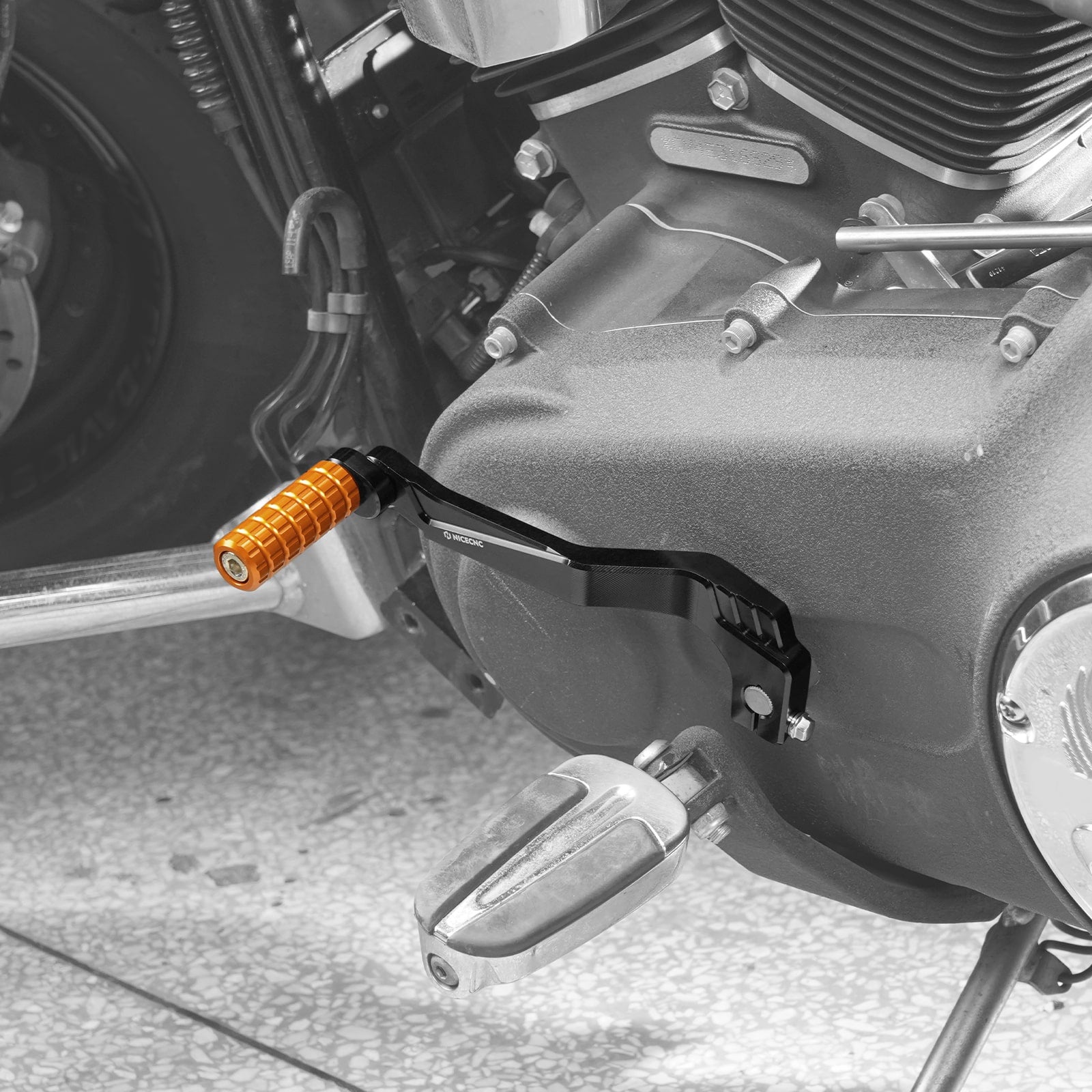 Schalthebel Fußhebel Pedal für Harley Dyna Low Rider Street Bob
