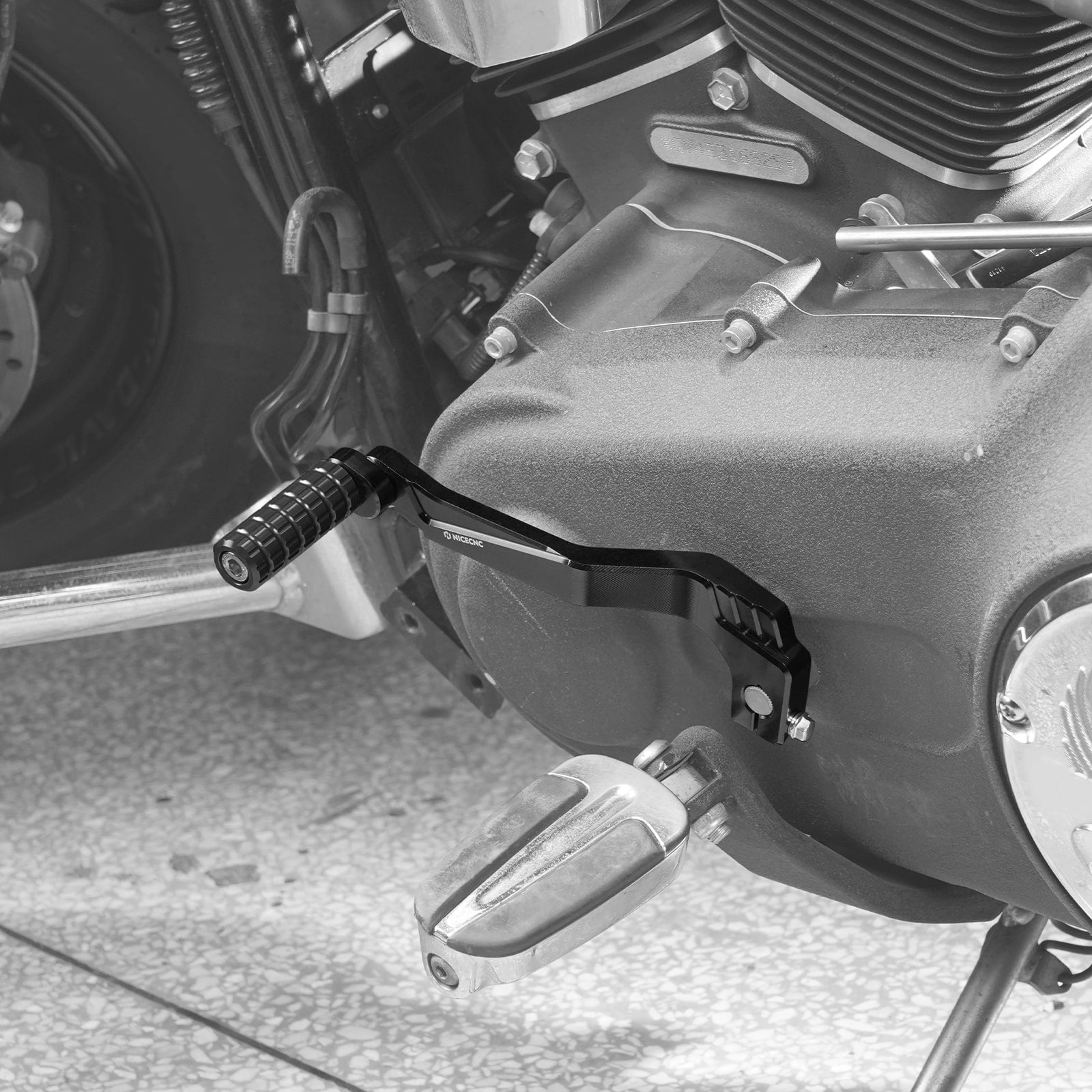 Schalthebel Fußhebel Pedal für Harley Dyna Low Rider Street Bob