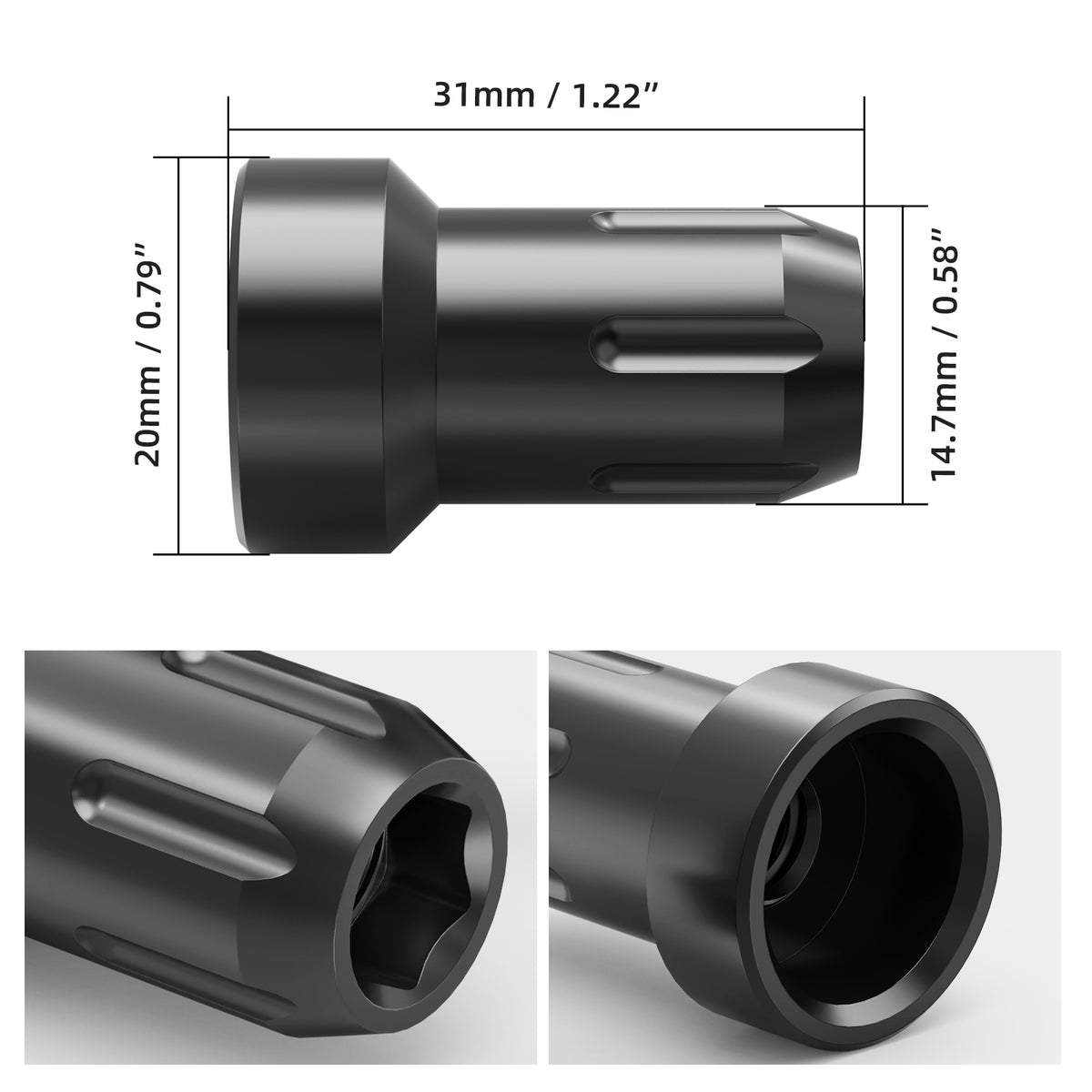 Hinterachs-Einsteller für Harley Sportster Iron 1200/883 Forty Eight