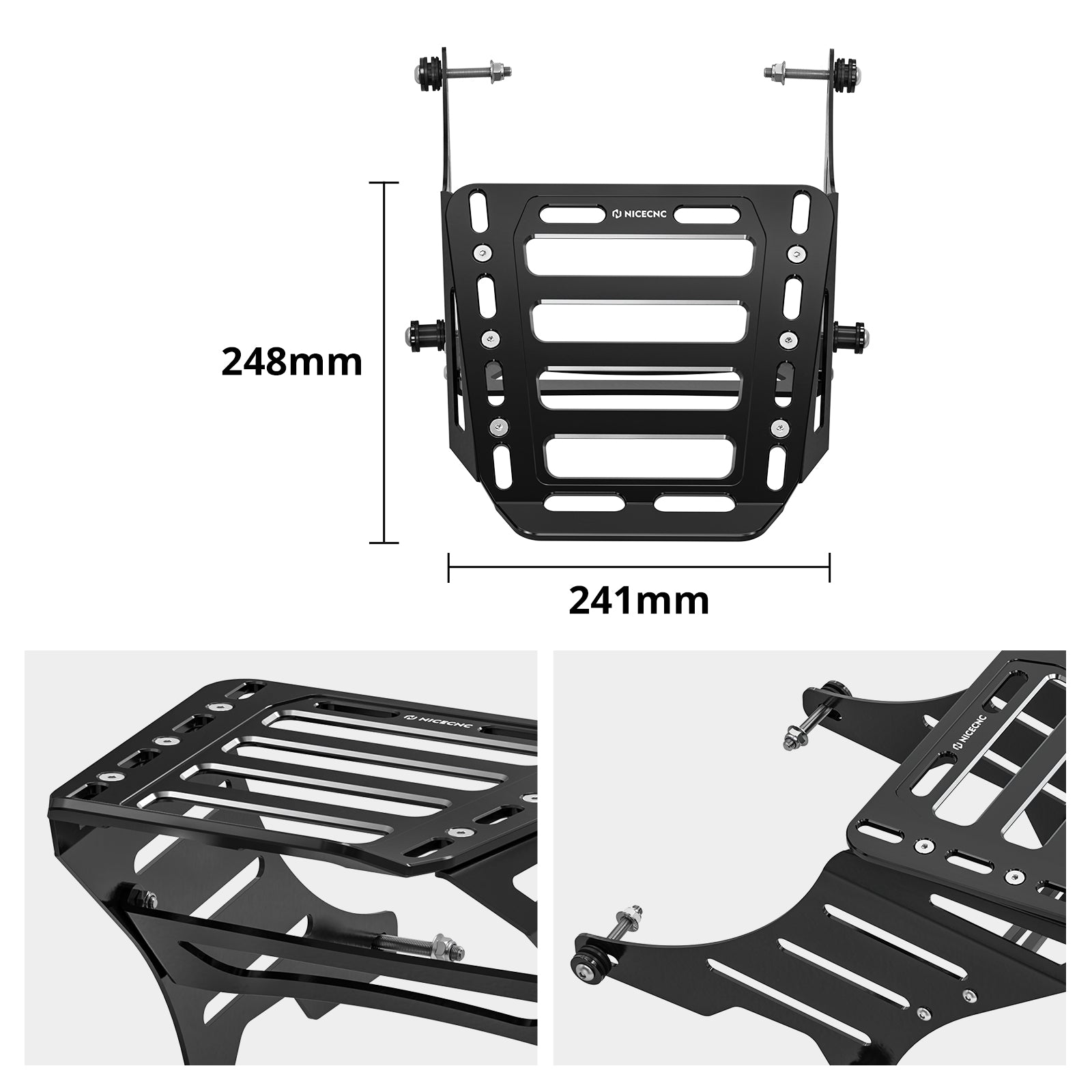 Hinten Gepäck Rack Solo Rack Abnehmbare Für Harley Sportster 1200 883 XL