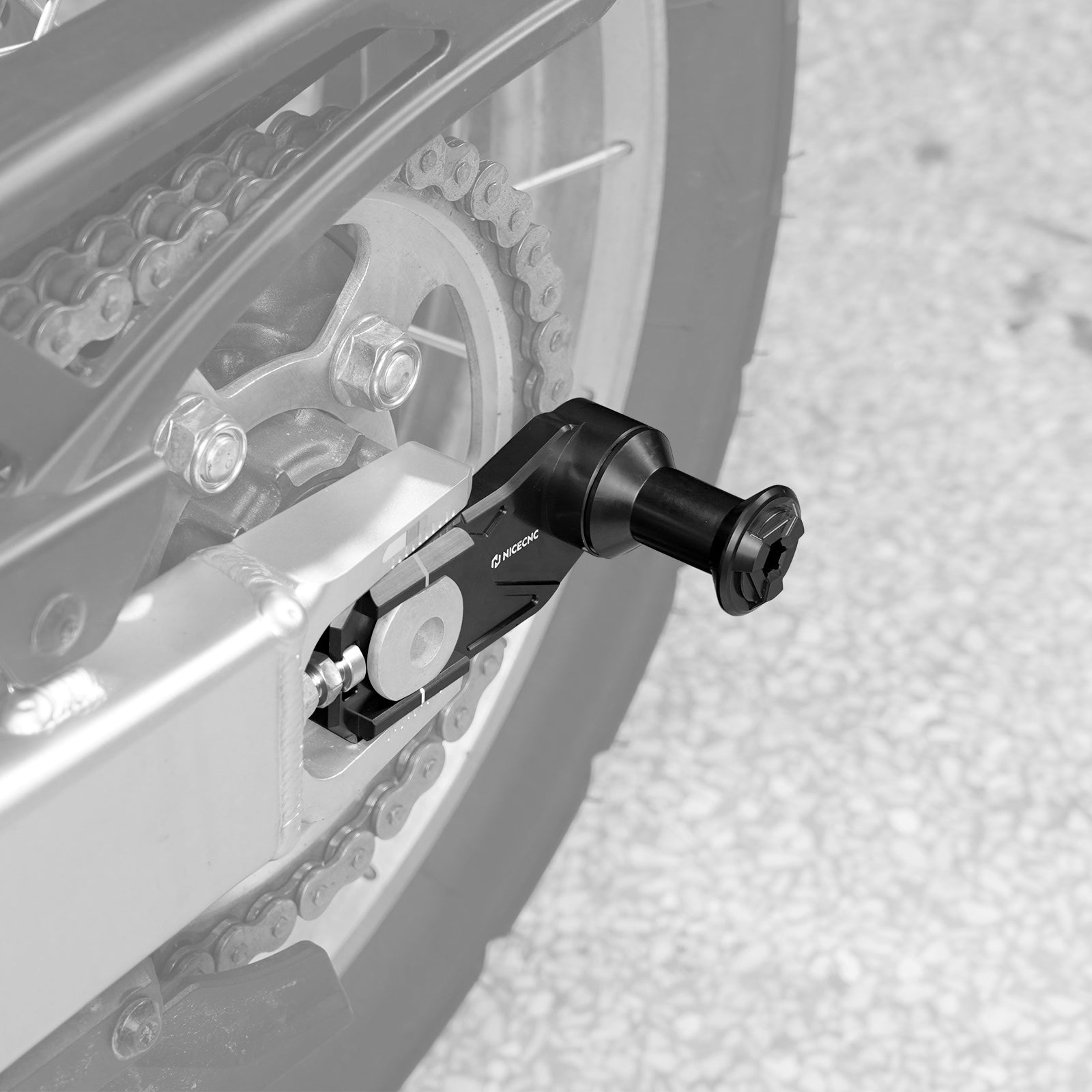 Hinterer Kettenspanner mit Ständerhaken für Honda CRF1100L Africa Twin 2020-2025